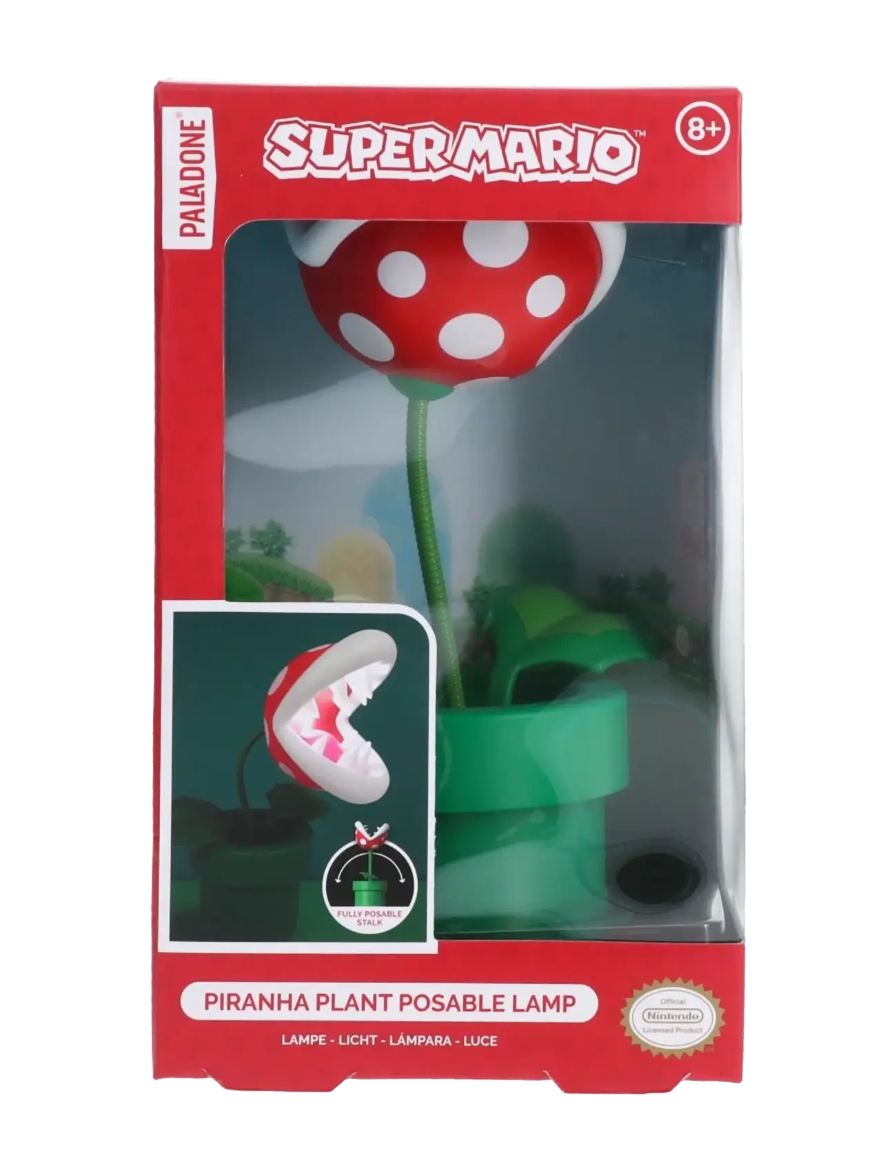 Paladone - Super Mario Posable Light - nattlampor - red - 2