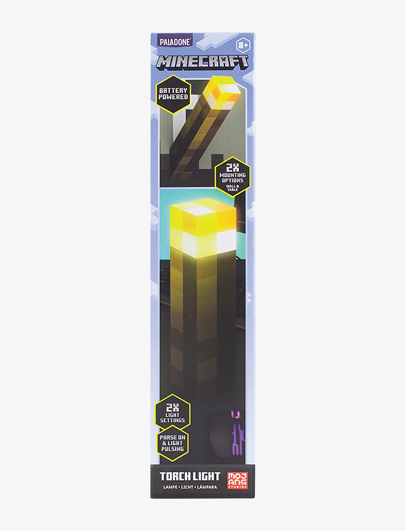 Paladone - MINECRAFT TORCH LIGHT - lägsta priserna - black - 1