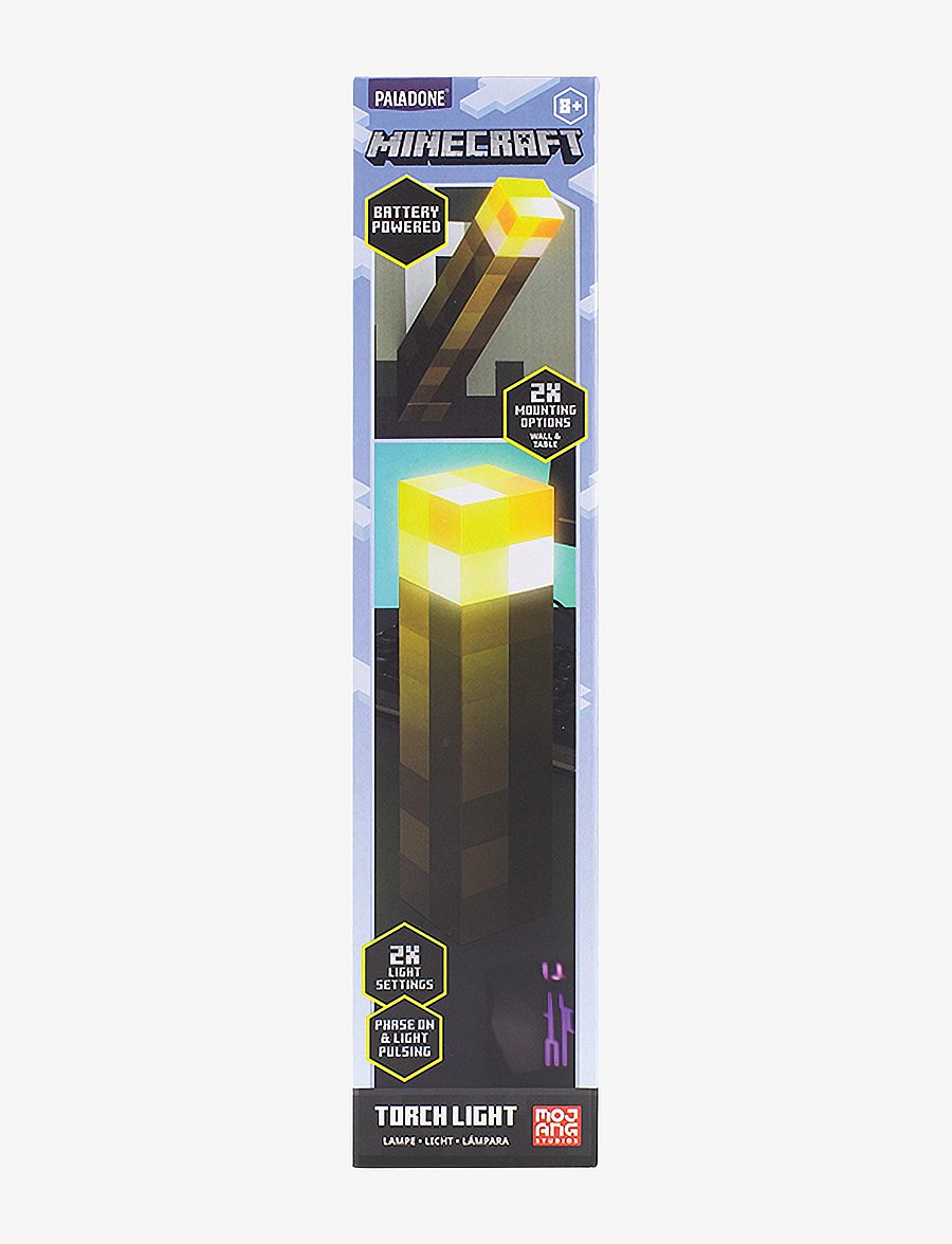 Paladone - MINECRAFT TORCH LIGHT - kinkiety - black - 1