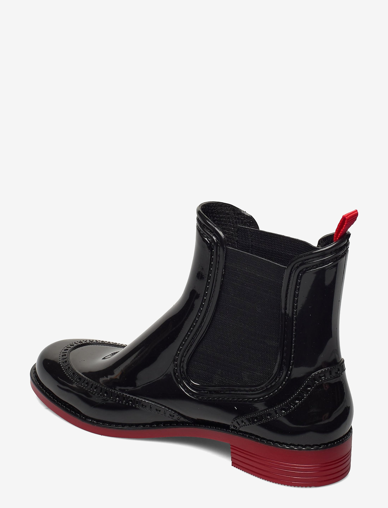 Paliutis - CHELSEA style rainboots - black/red - 2