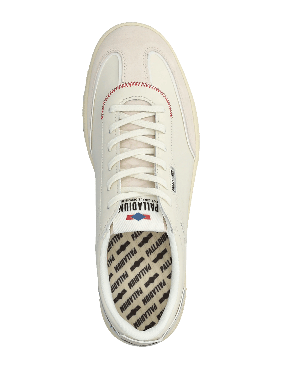 Palladium - PALLACUP CASUAL LTH - lav ankel - marshmallow - 3