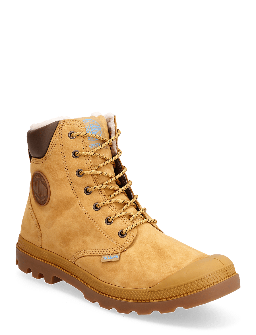 Palladium - PAMPA SPORT CUFF WPS - snørestøvler - amber gold - 0