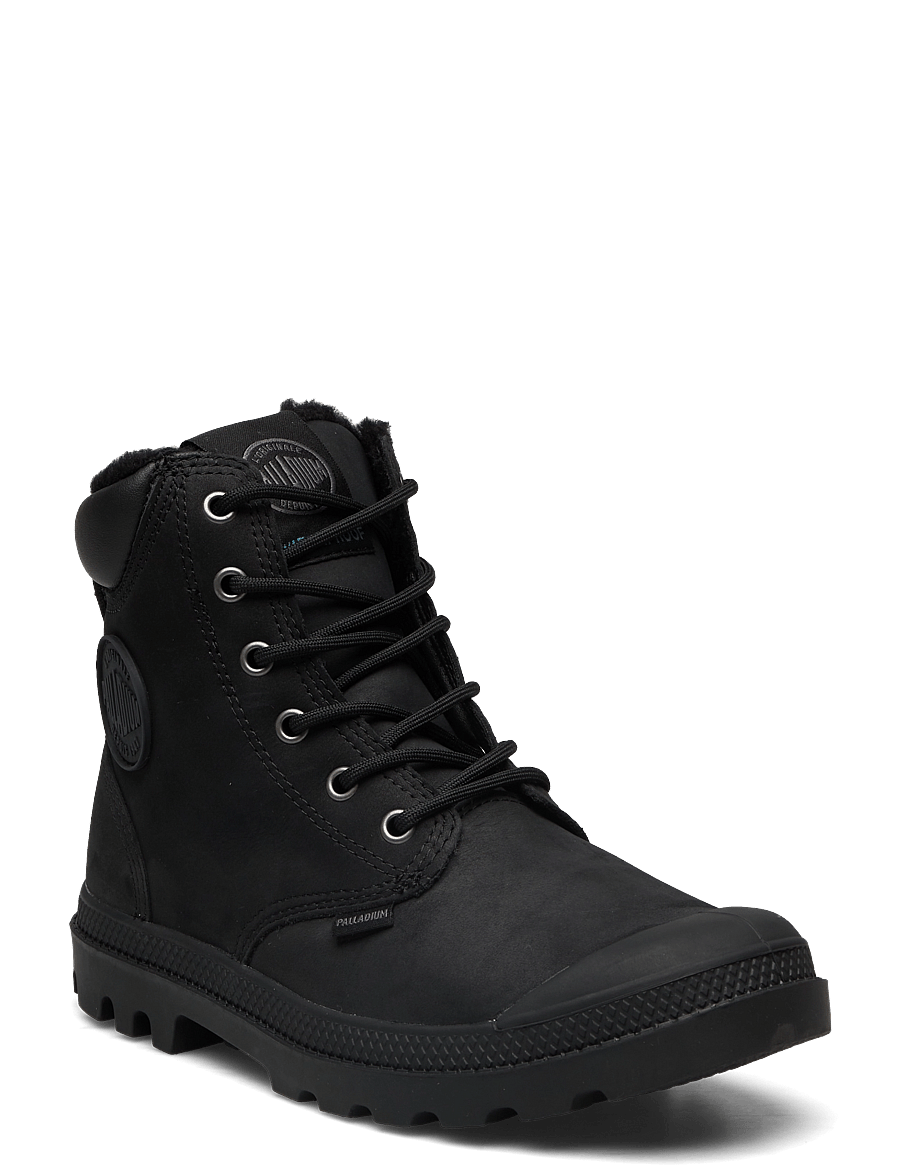 Palladium - PAMPA SPORT CUFF WPS - snørestøvler - black/black - 0
