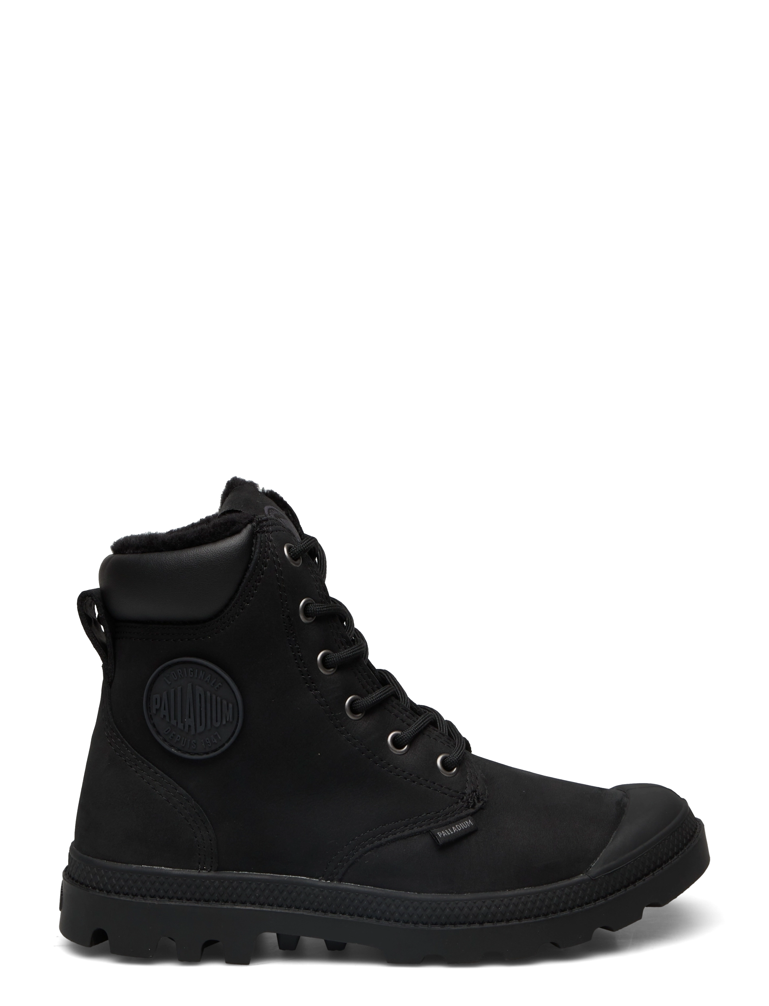 Palladium - PAMPA SPORT CUFF WPS - nauhalliset nilkkurit - black/black - 1