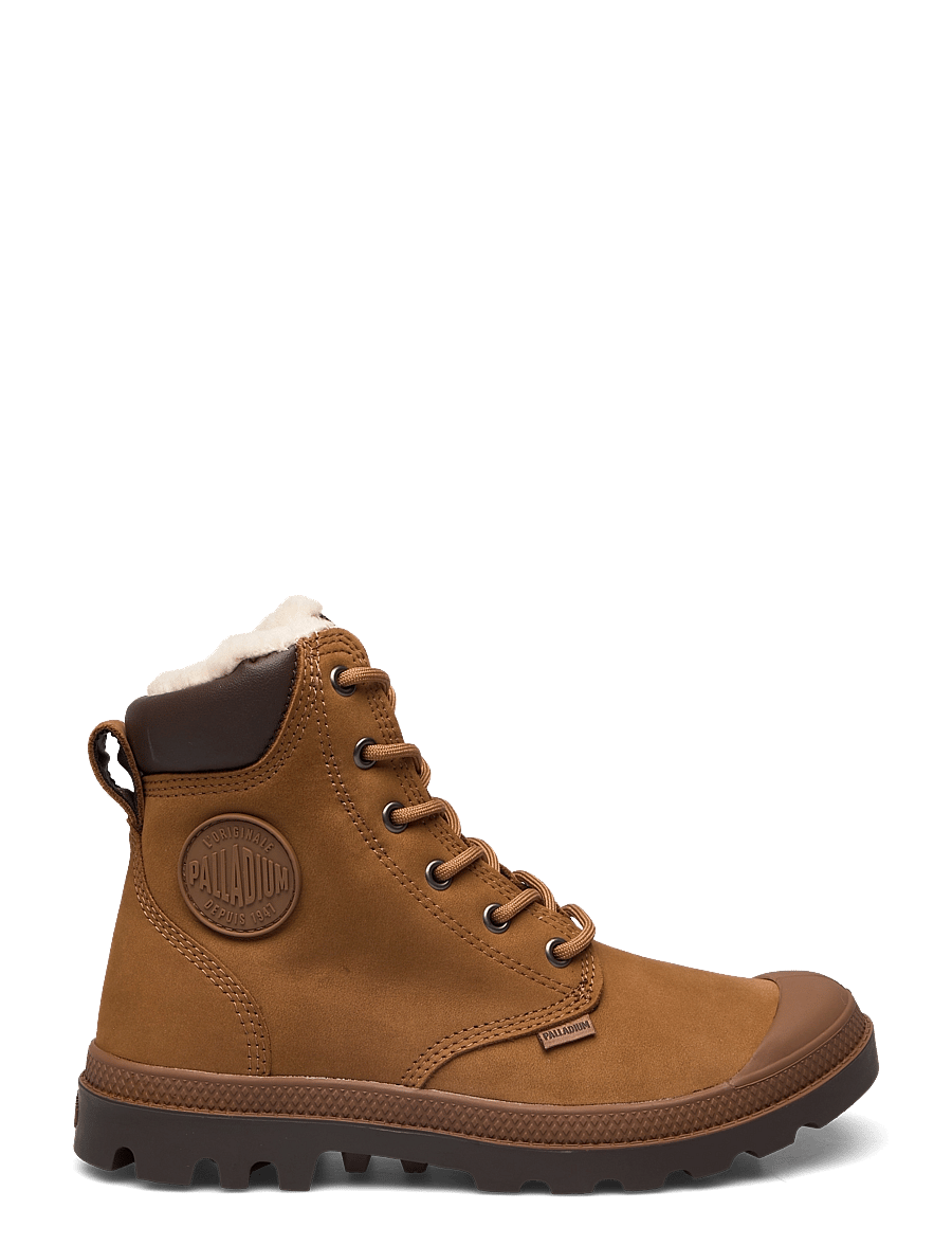 Palladium - PAMPA SPORT CUFF WPS - geschnürte stiefel - mhgny/chclte - 1