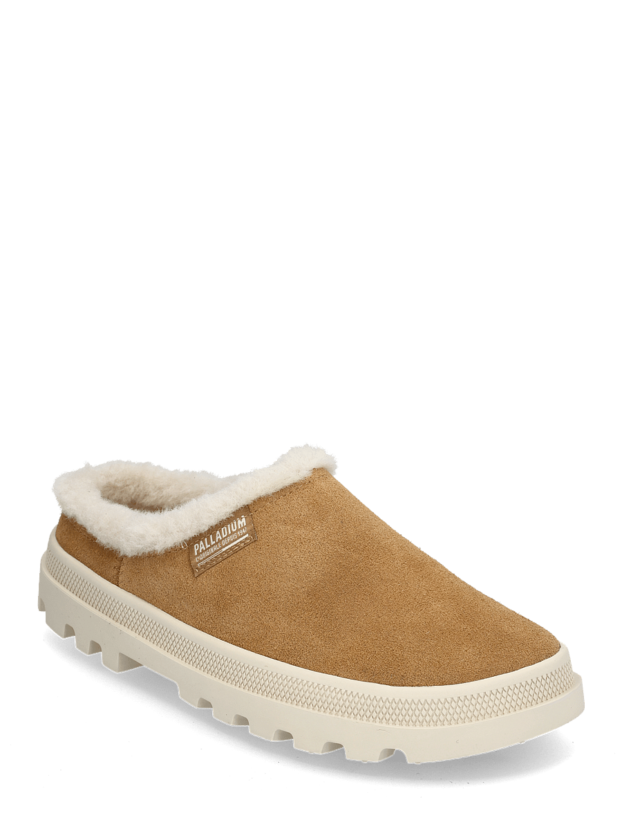 Palladium - PALLADUNE MULE WARM - flache pantoletten - dear brown - 0