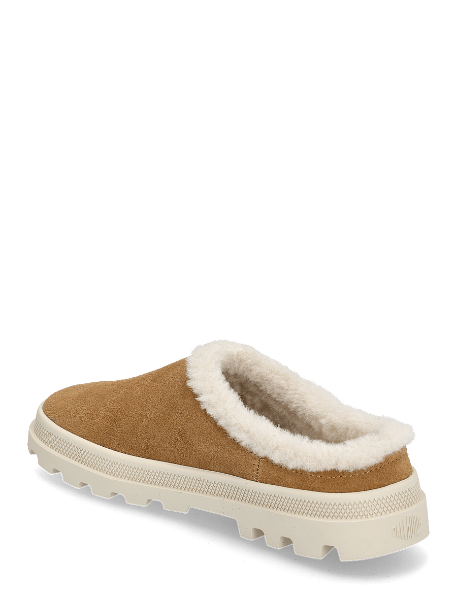 Palladium - PALLADUNE MULE WARM - flache pantoletten - dear brown - 2