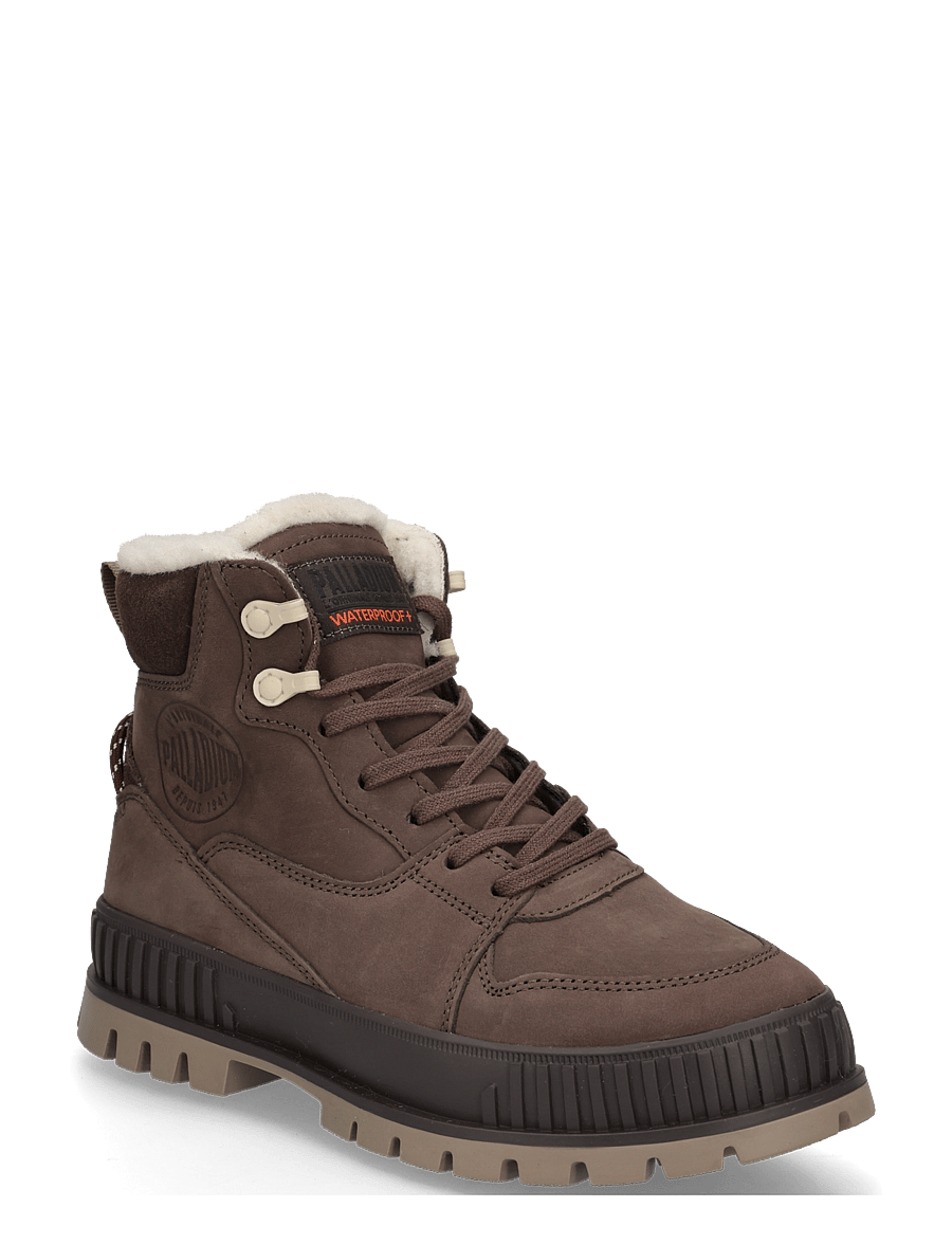 Palladium - PALLASHOCK WARM WP - geschnürte stiefel - dark cocoa - 0