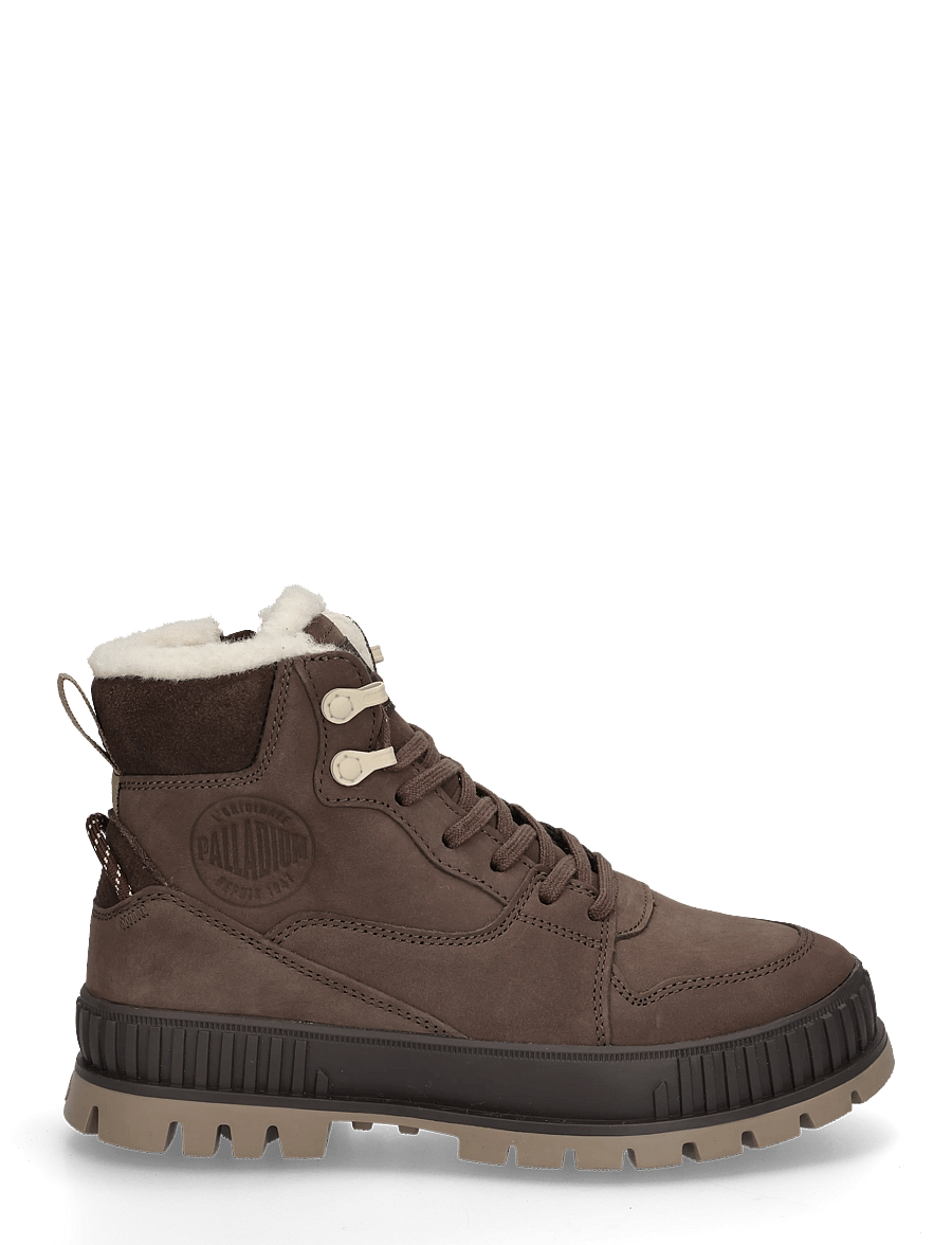 Palladium - PALLASHOCK WARM WP - snørestøvler - dark cocoa - 2