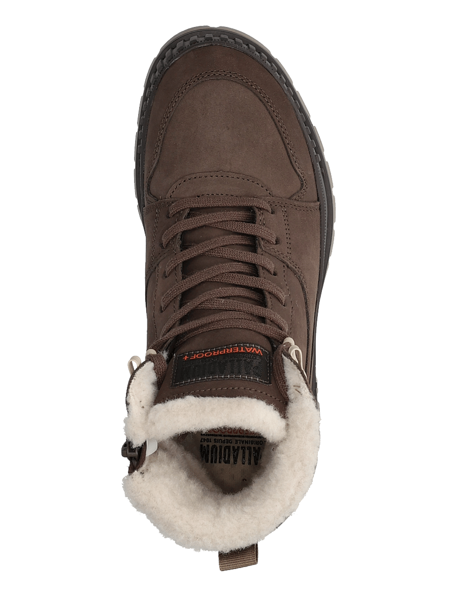 Palladium - PALLASHOCK WARM WP - geschnürte stiefel - dark cocoa - 3