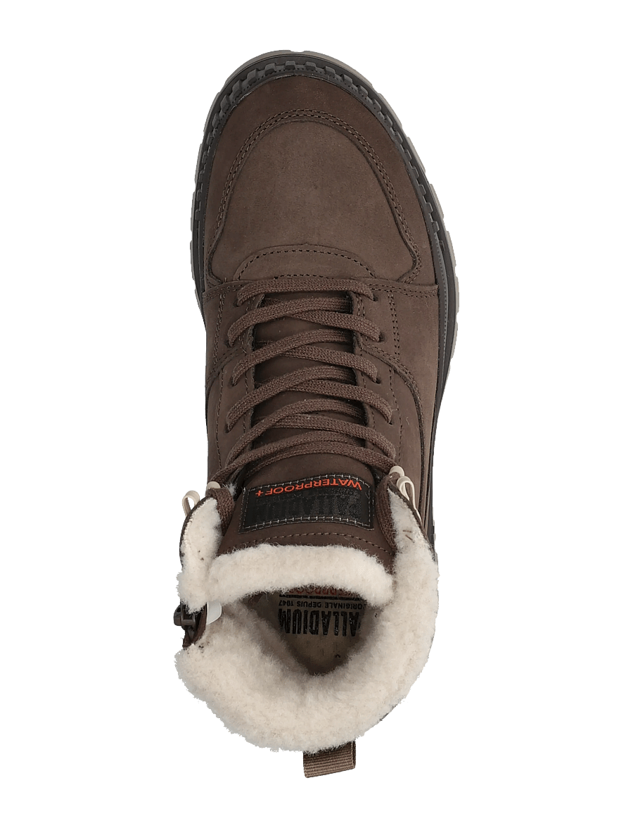 Palladium - PALLASHOCK WARM WP - snørestøvler - dark cocoa - 3
