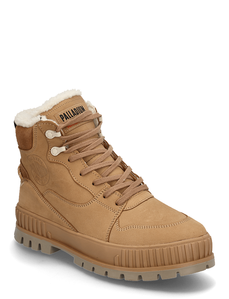 Palladium - PALLASHOCK WARM WP - geschnürte stiefel - dear brown - 0