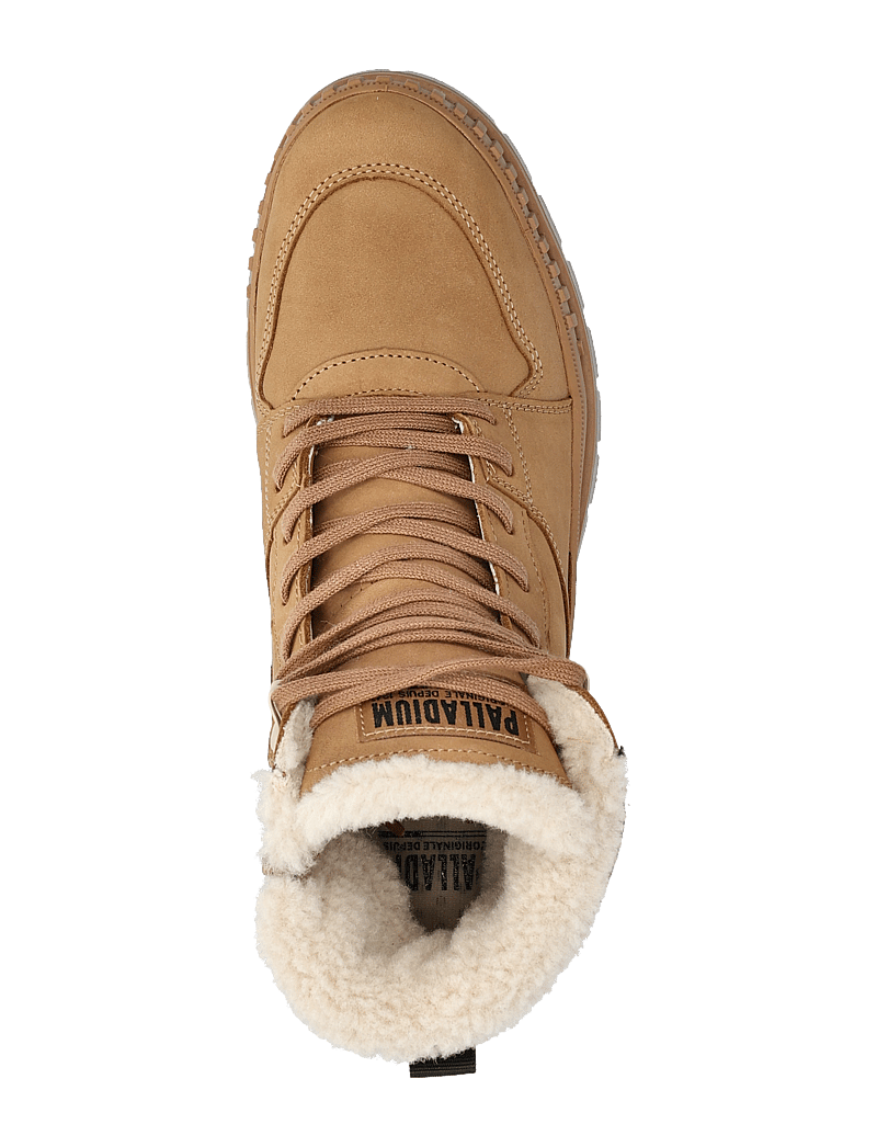 Palladium - PALLASHOCK WARM WP - geschnürte stiefel - dear brown - 3