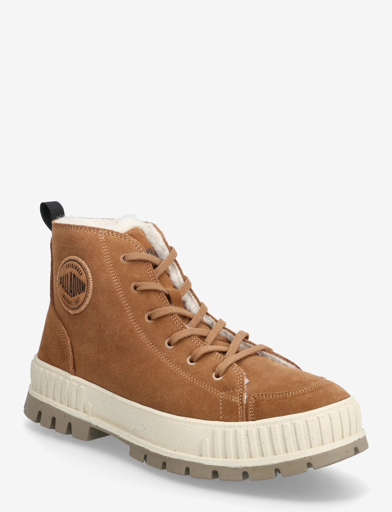 Palladium - PALLASHOCK ZIP WARM - kängor med snörning - mahogany - 0