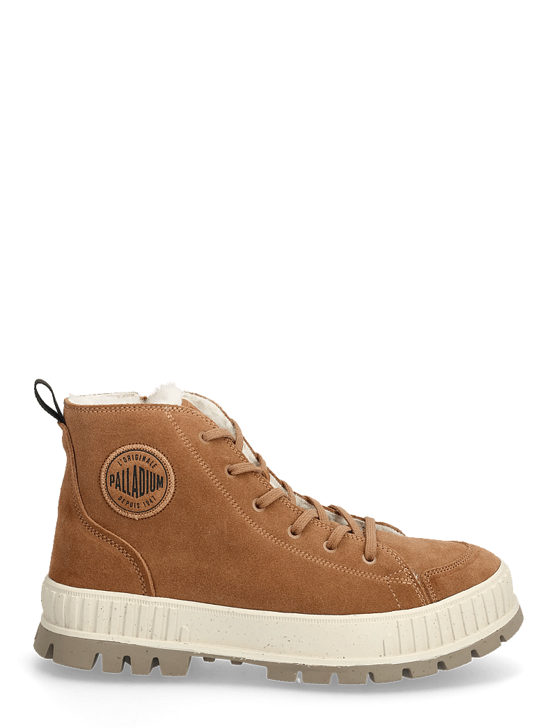 Palladium - PALLASHOCK ZIP WARM - snørestøvler - mahogany - 1