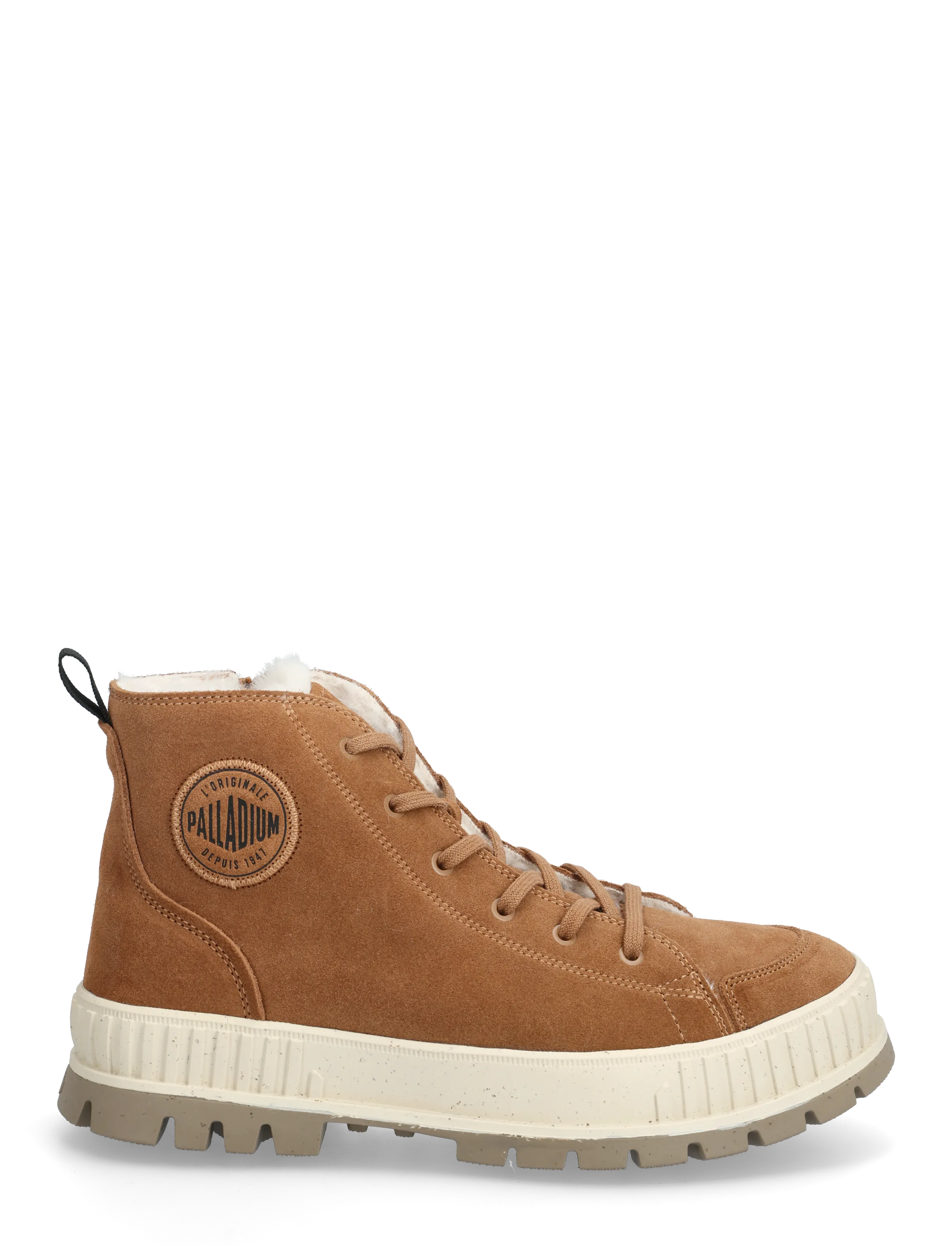 Palladium - PALLASHOCK ZIP WARM - paeltega saapad - mahogany - 1