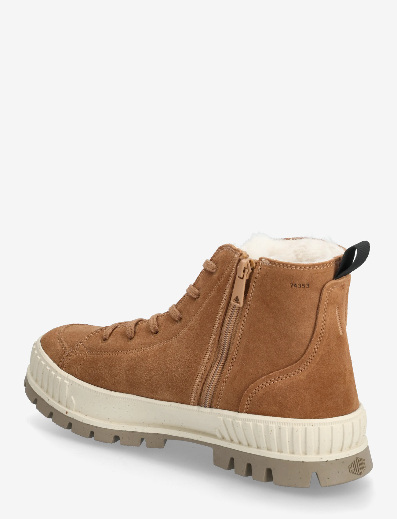 Palladium - PALLASHOCK ZIP WARM - kängor med snörning - mahogany - 2