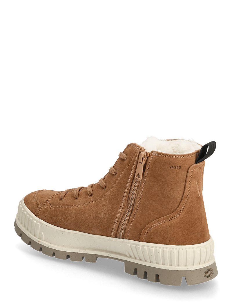Palladium - PALLASHOCK ZIP WARM - snørestøvler - mahogany - 2