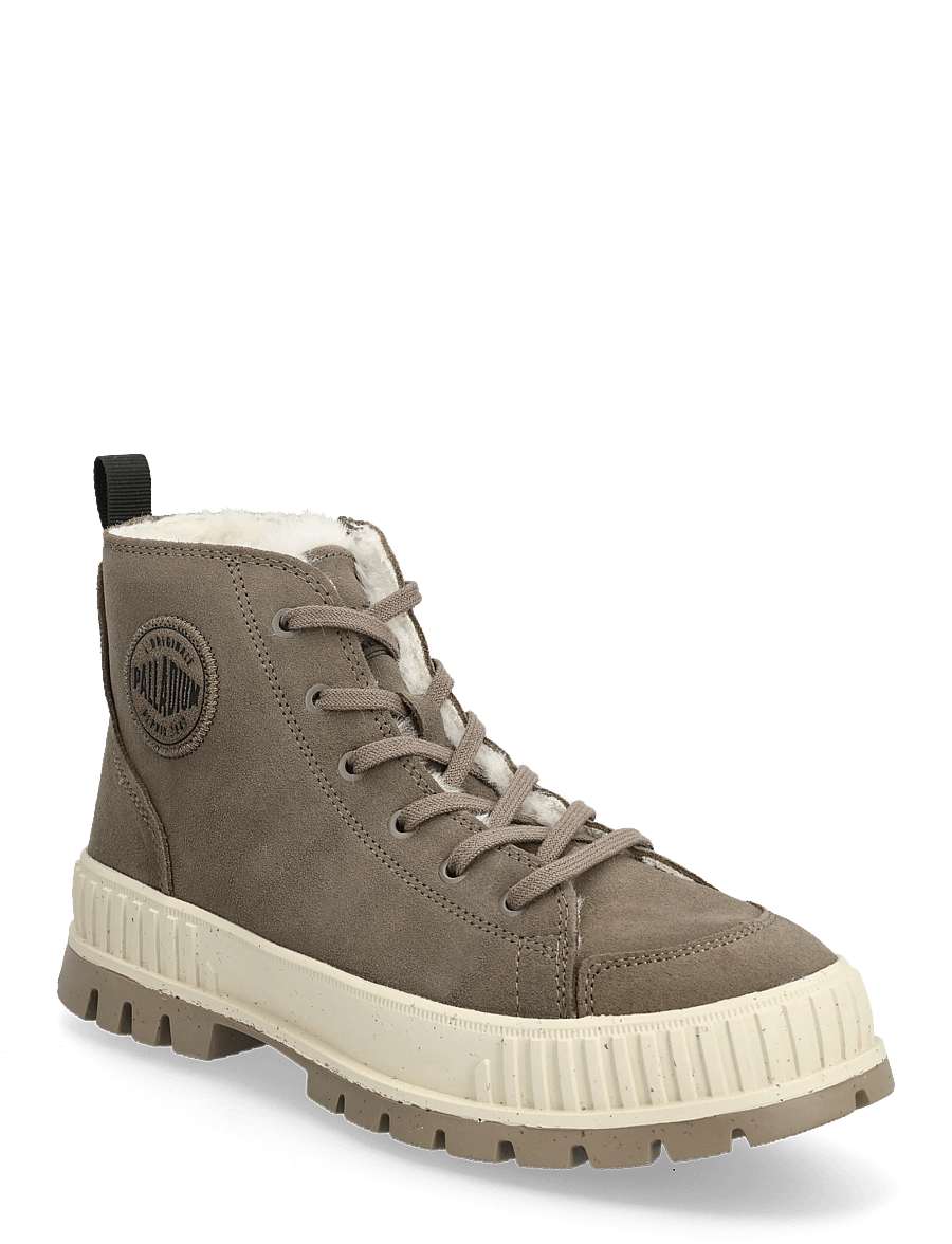 Palladium - PALLASHOCK ZIP WARM - snørestøvler - rocks - 0