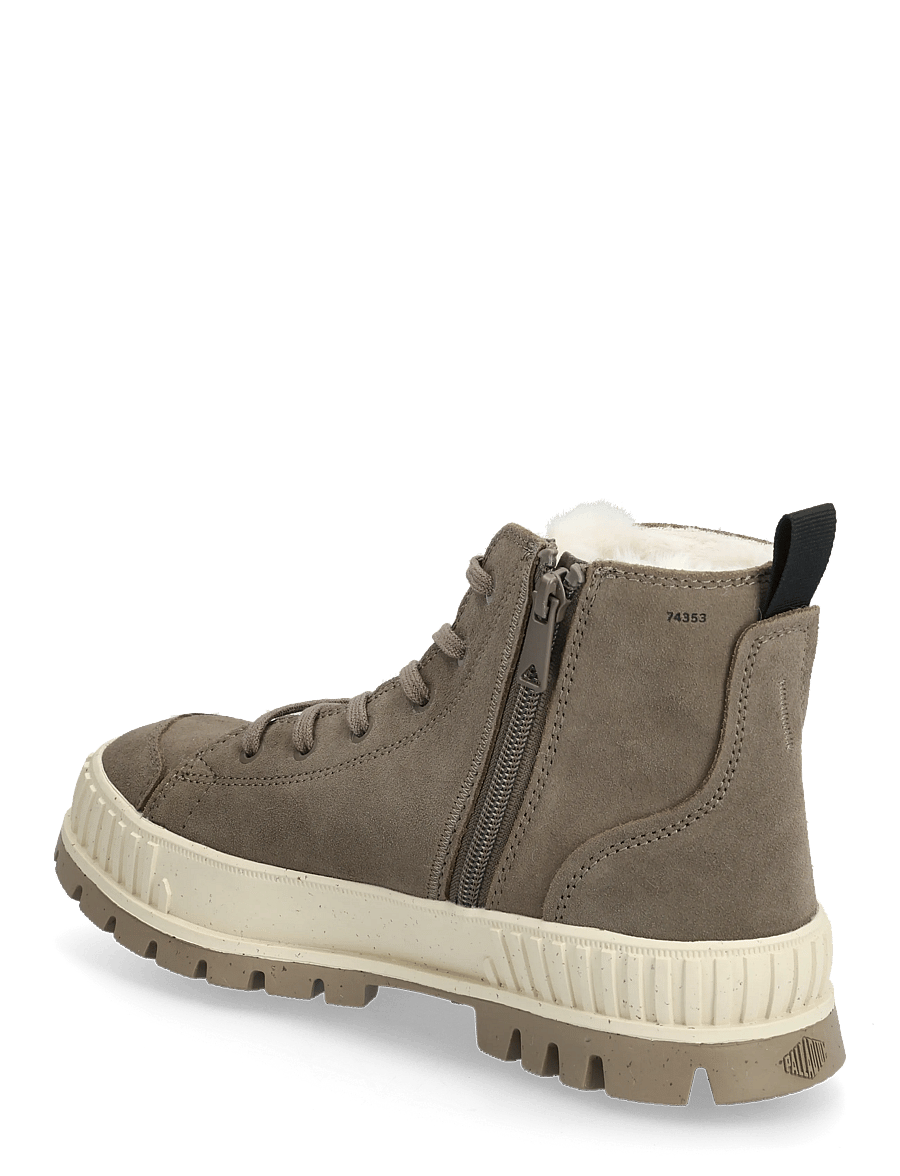 Palladium - PALLASHOCK ZIP WARM - snørestøvler - rocks - 2