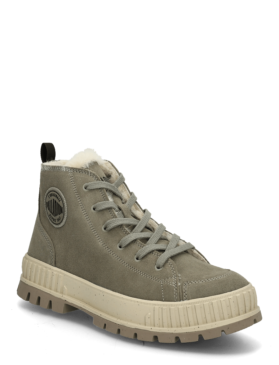 Palladium - PALLASHOCK ZIP WARM - snørestøvler - vetiver - 0