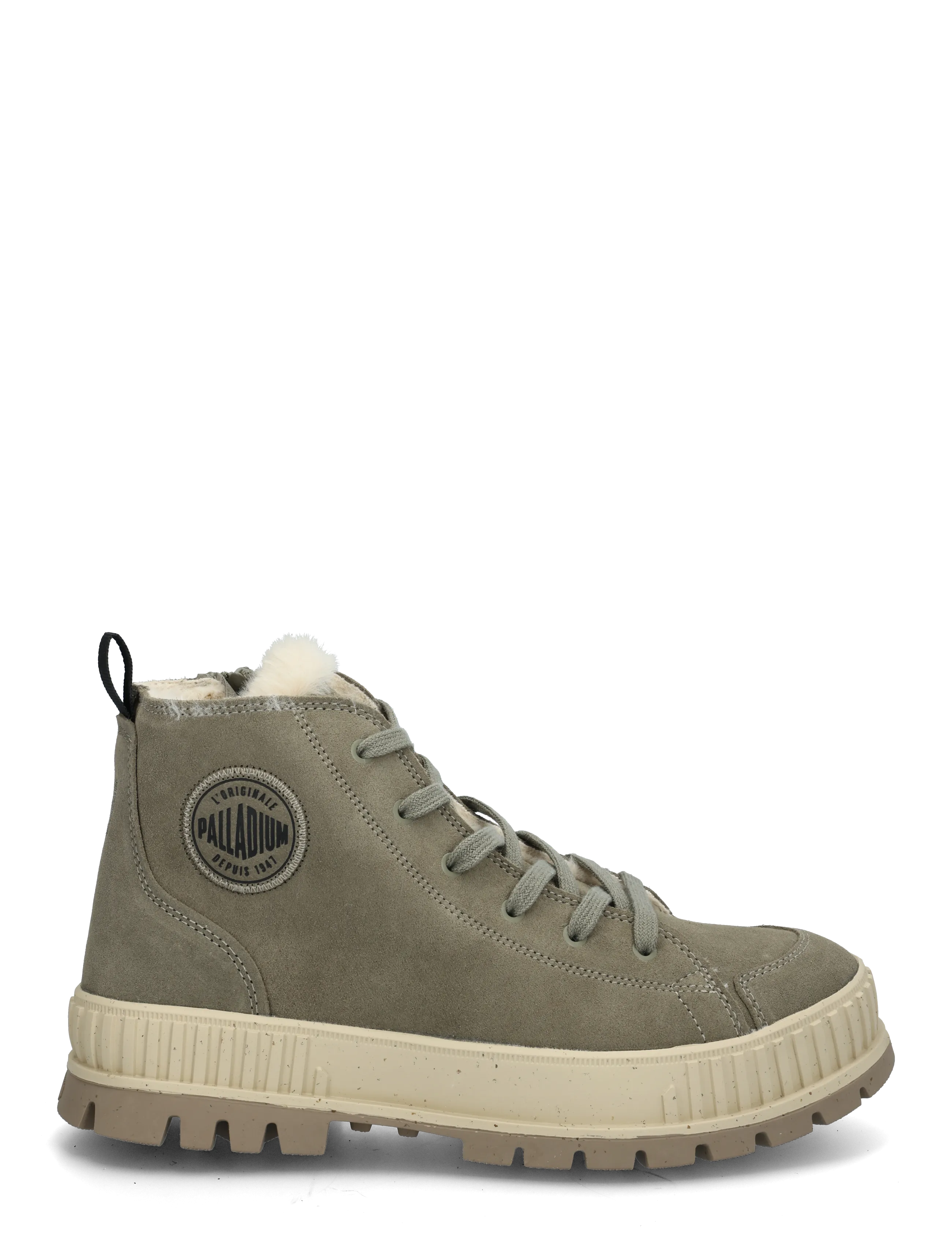 Palladium - PALLASHOCK ZIP WARM - snørestøvler - vetiver - 2