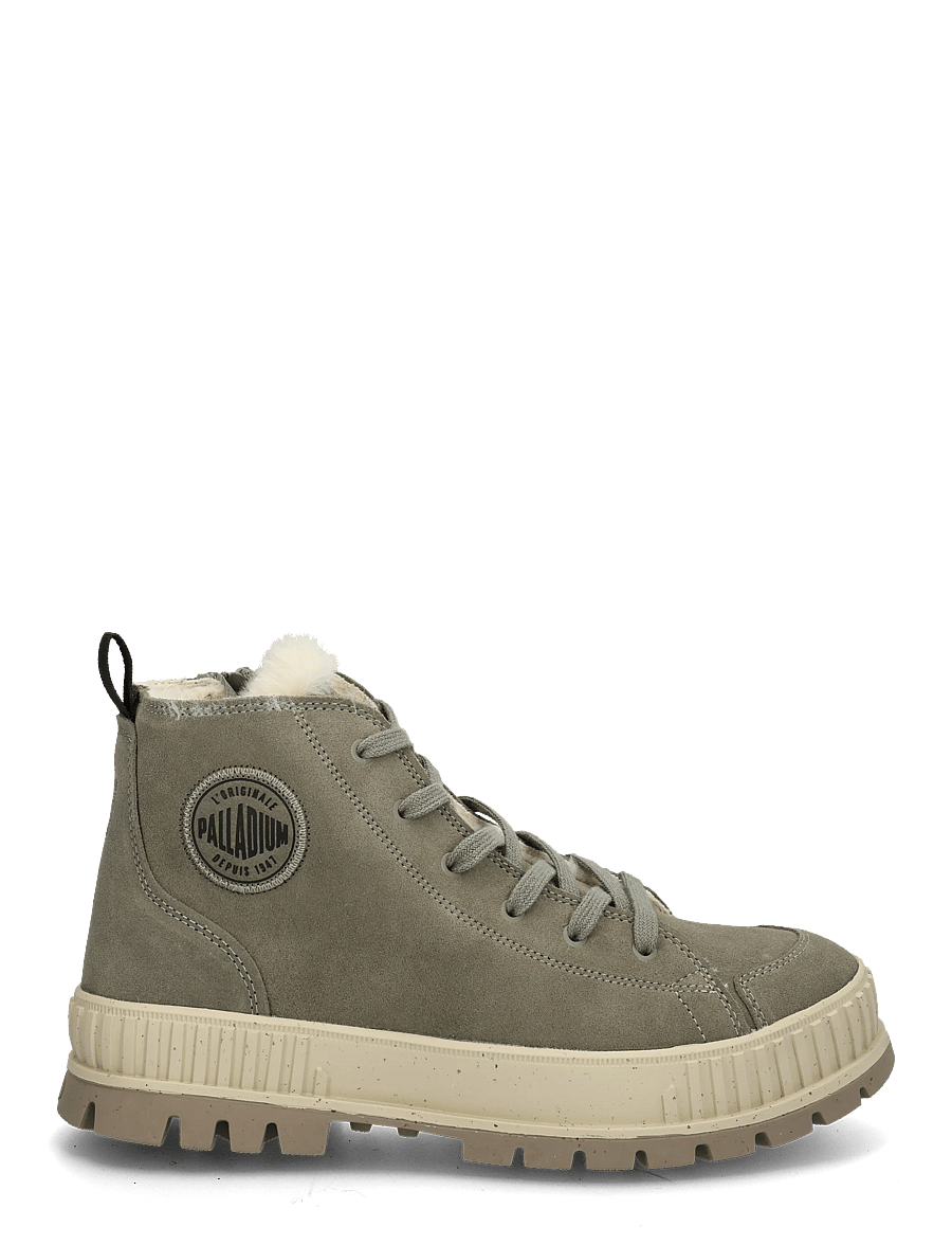 Palladium - PALLASHOCK ZIP WARM - snørestøvler - vetiver - 2