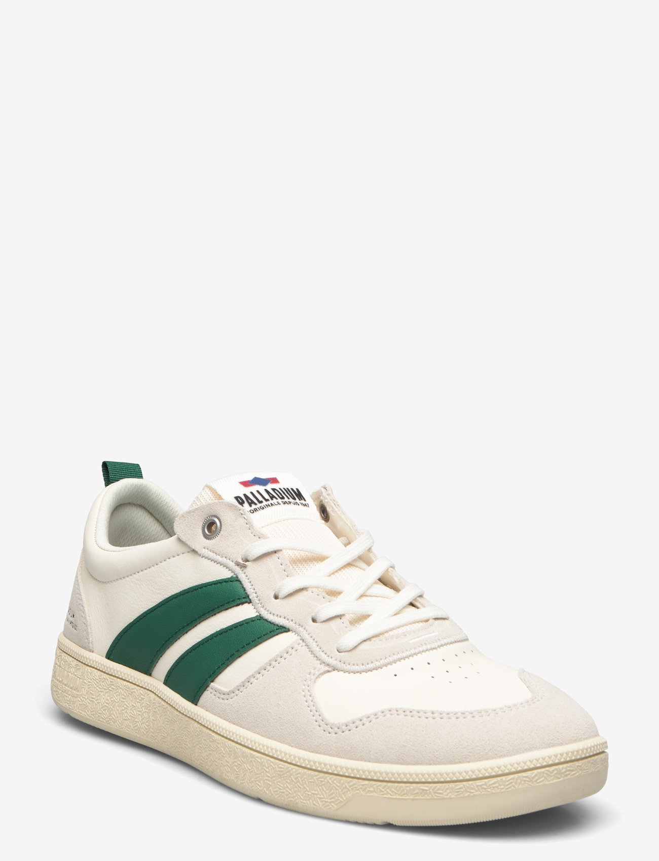 Palladium - PALLACUP FLAME LTH - niedriger schnitt - cream/foliage green - 0