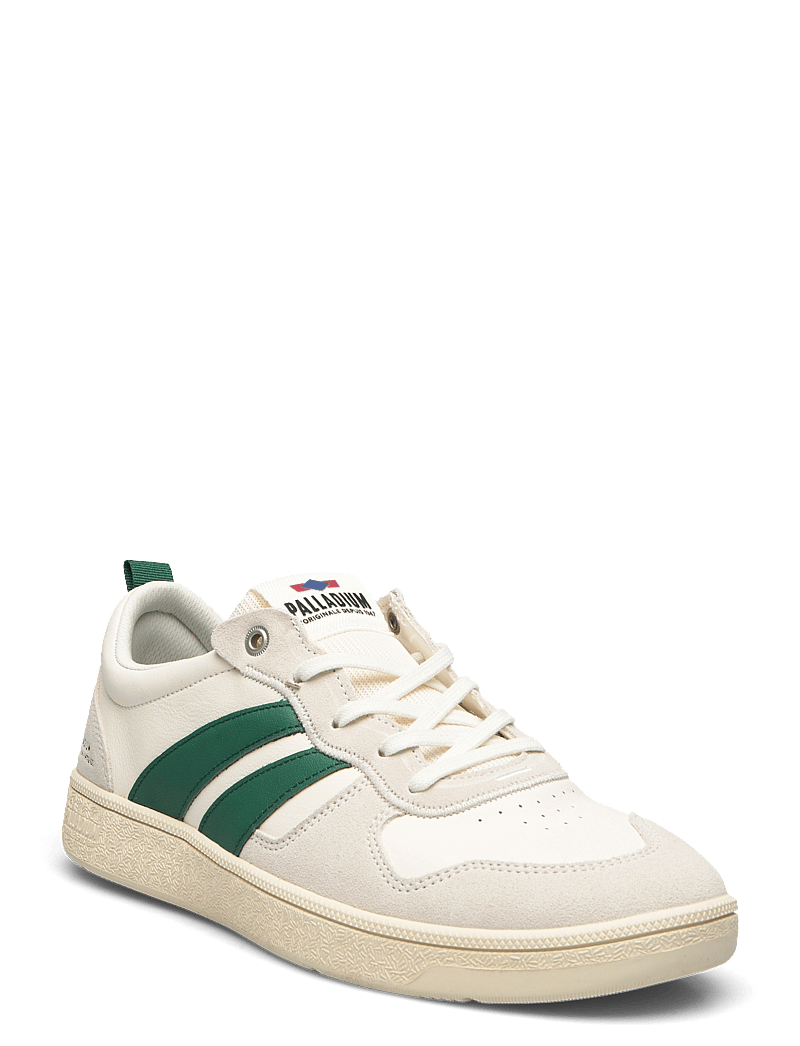 Palladium - PALLACUP FLAME LTH - niedriger schnitt - cream/foliage green - 0