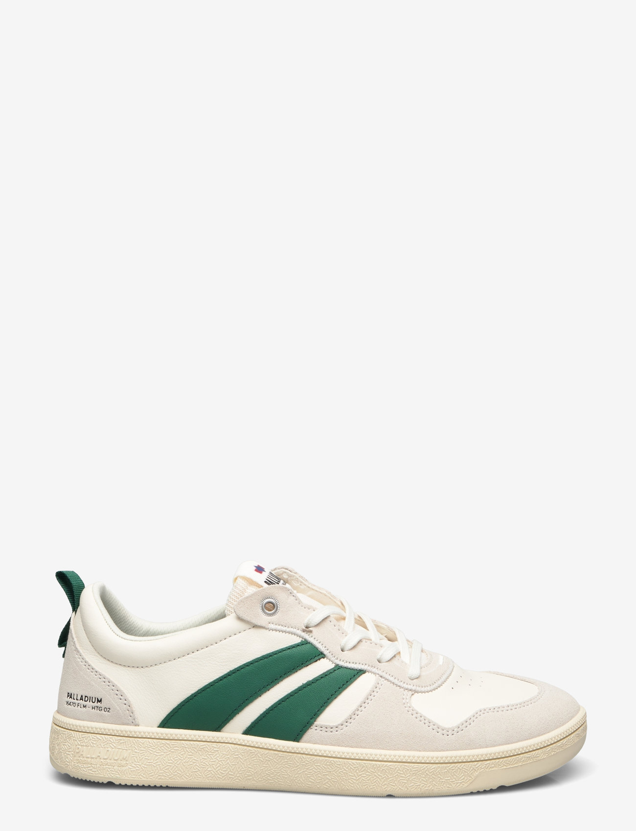 Palladium - PALLACUP FLAME LTH - niedriger schnitt - cream/foliage green - 1
