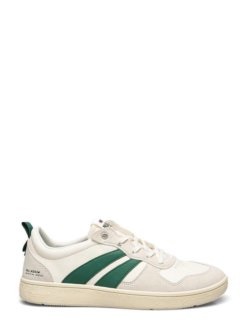 Palladium - PALLACUP FLAME LTH - niedriger schnitt - cream/foliage green - 1