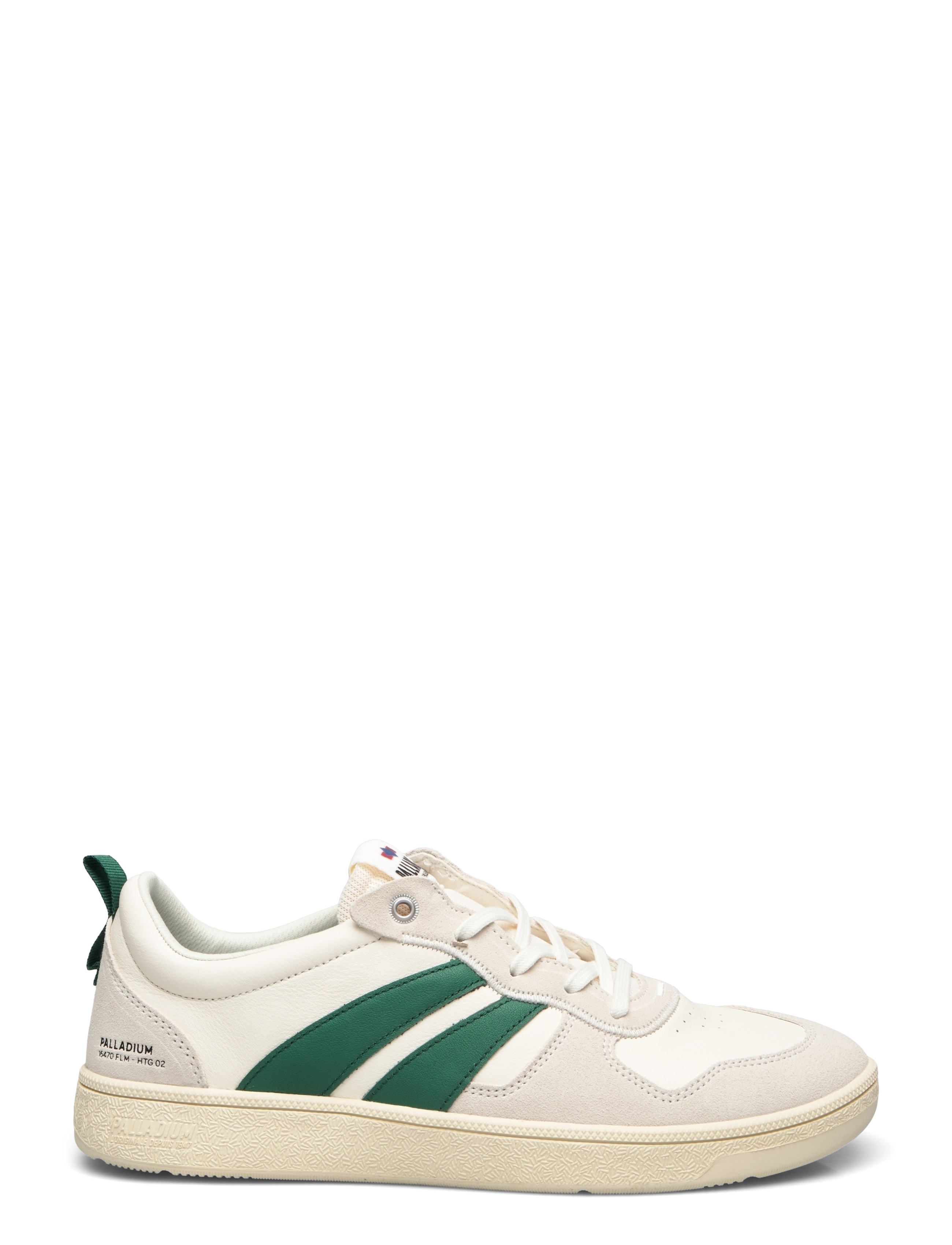 Palladium - PALLACUP FLAME LTH - niedriger schnitt - cream/foliage green - 1