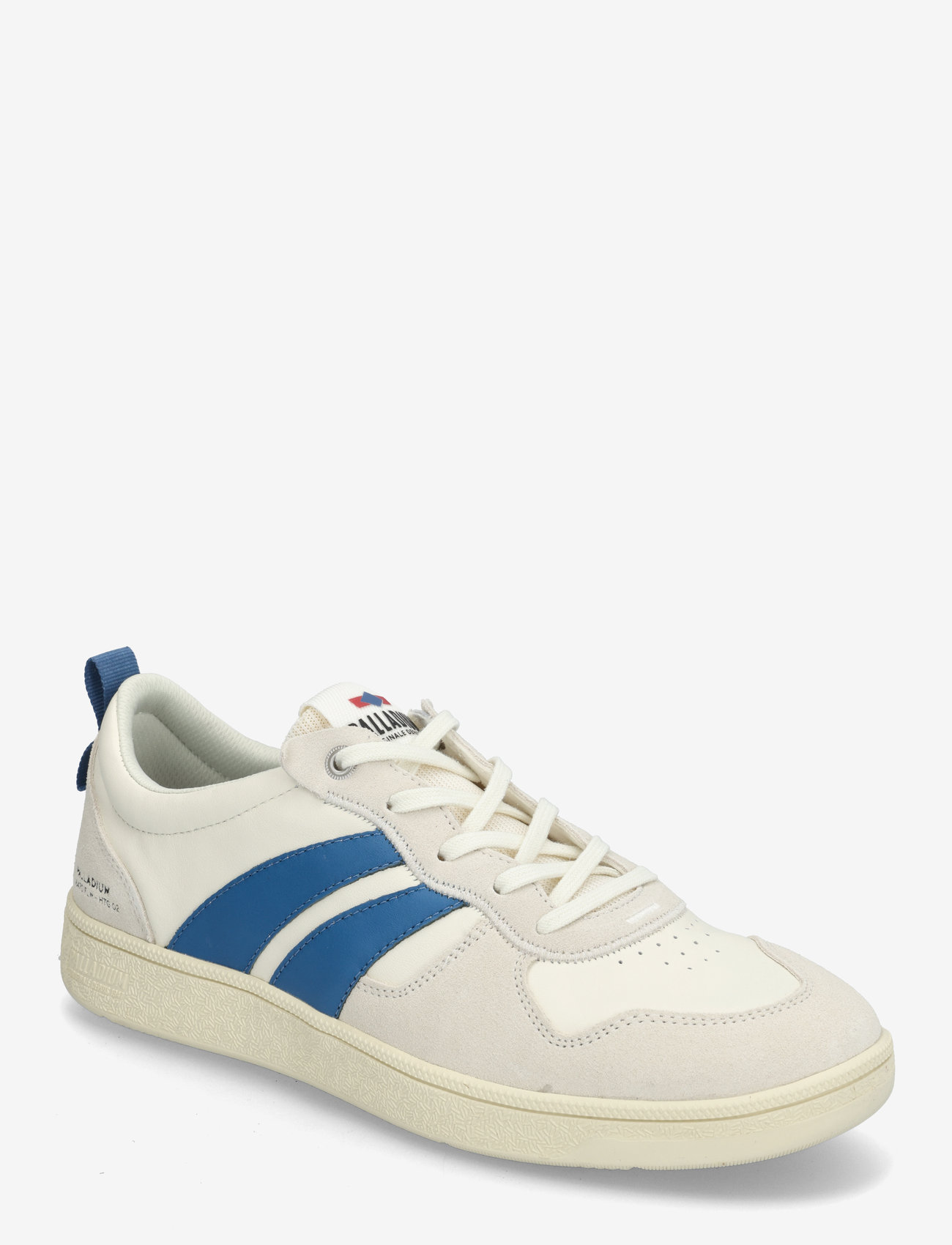 Palladium - PALLACUP FLAME LTH - niedriger schnitt - cream/olympianblu - 0