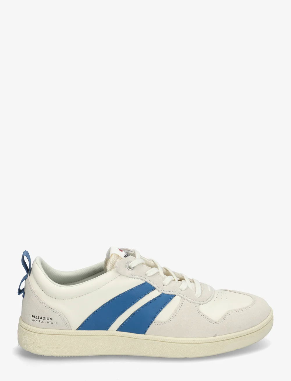 Palladium - PALLACUP FLAME LTH - låga sneakers - cream/olympianblu - 1
