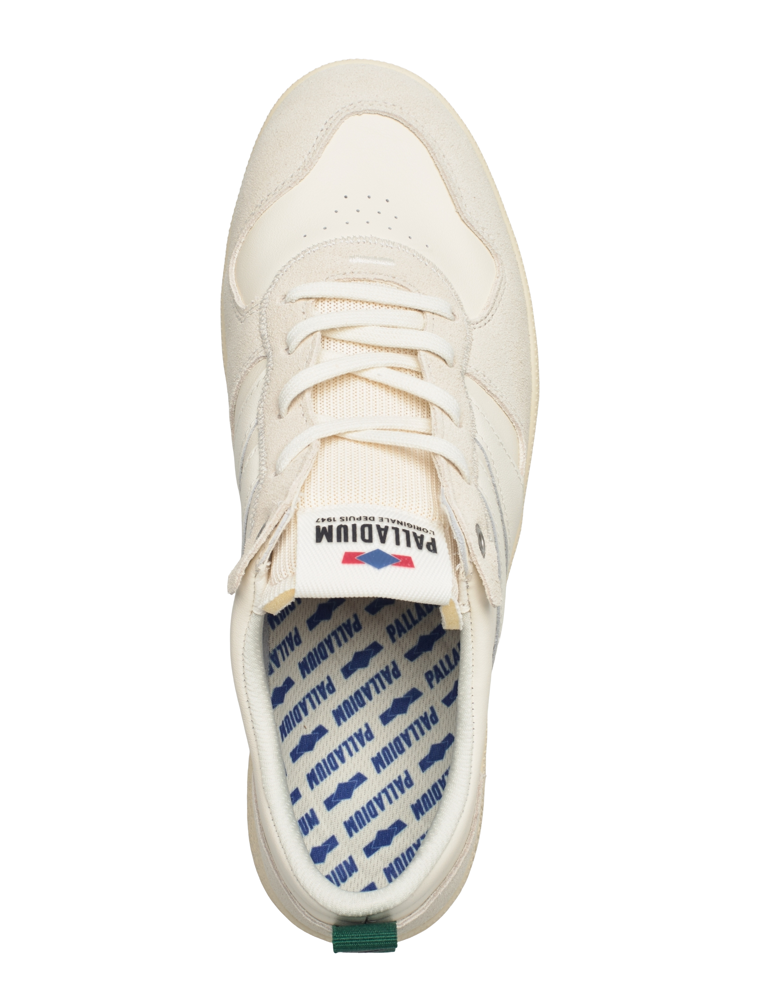 Palladium - PALLACUP FLAME LTH - lave sneakers - cream white - 3