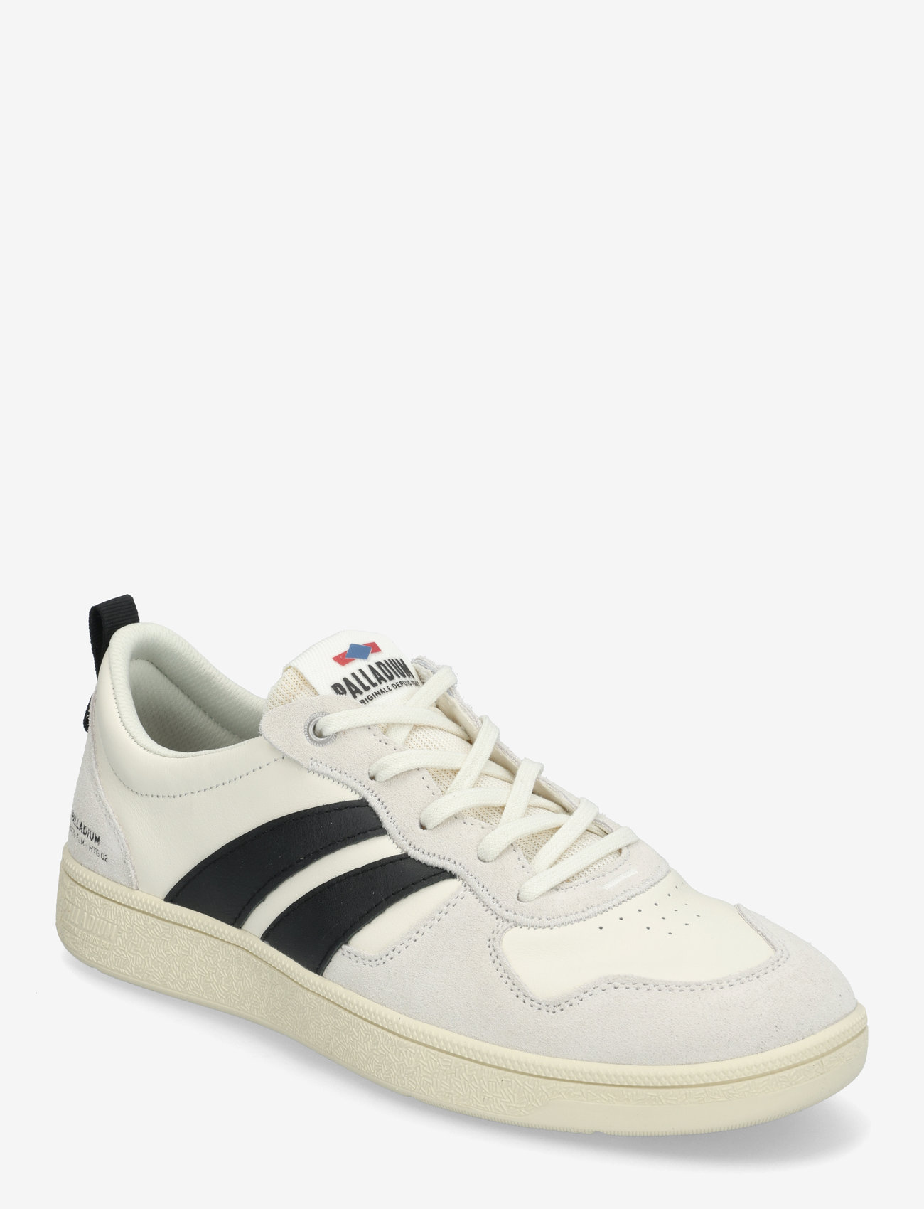 Palladium - PALLACUP FLAME LTH - low tops - cream white/black - 0
