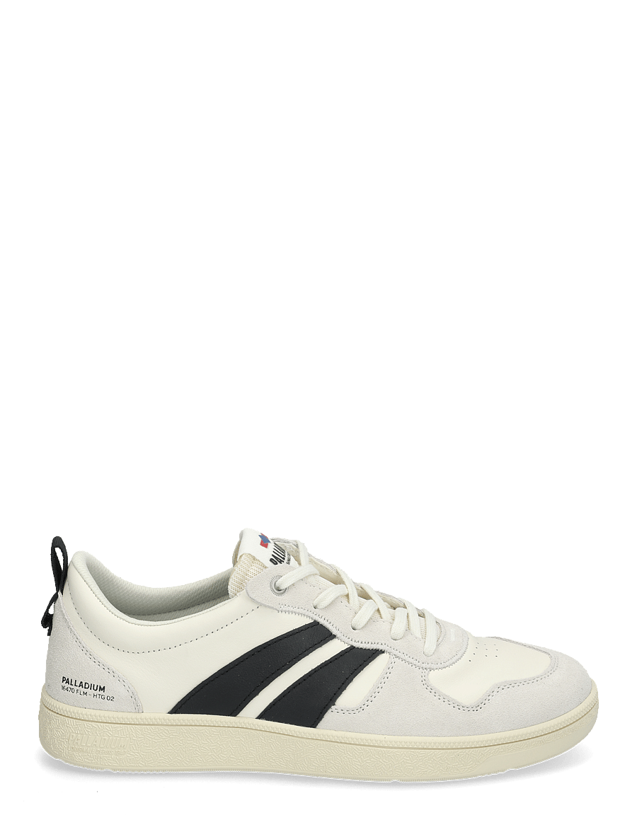 Palladium - PALLACUP FLAME LTH - låga sneakers - cream white/black - 1