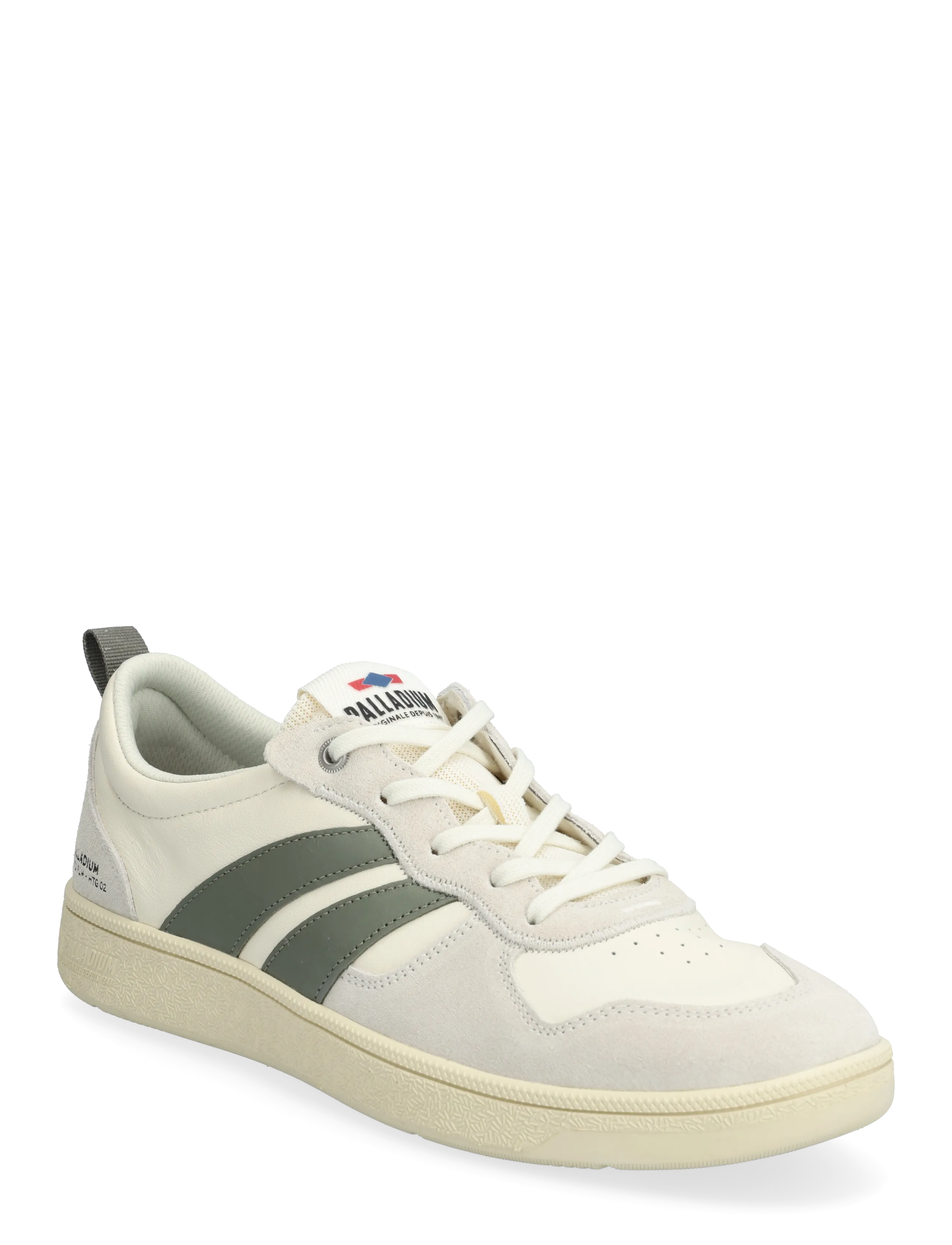 Palladium Pallacup Flame Lth, Mænd, Lave Sneakers, Cream, Str: 40