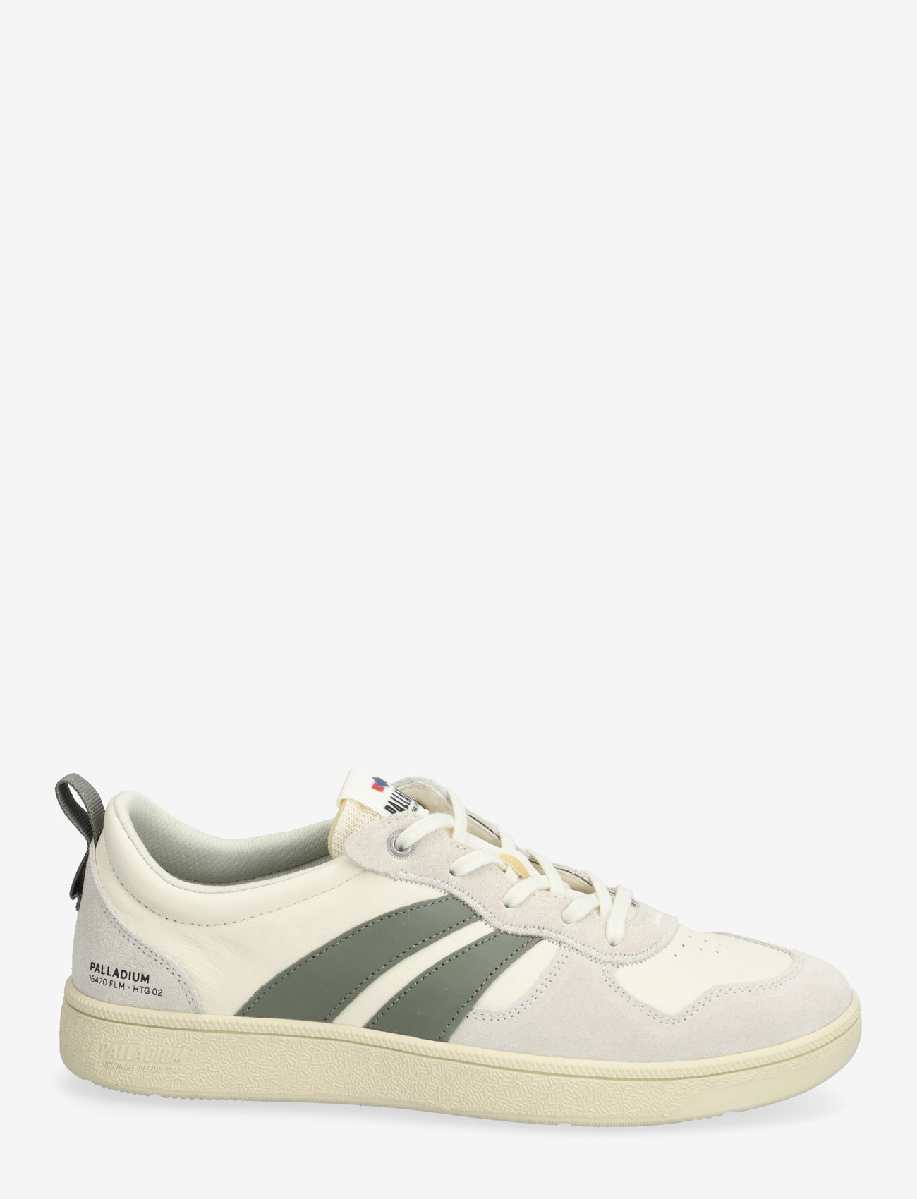 Palladium - PALLACUP FLAME LTH - lave sneakers - marshmallow/vetiver - 1