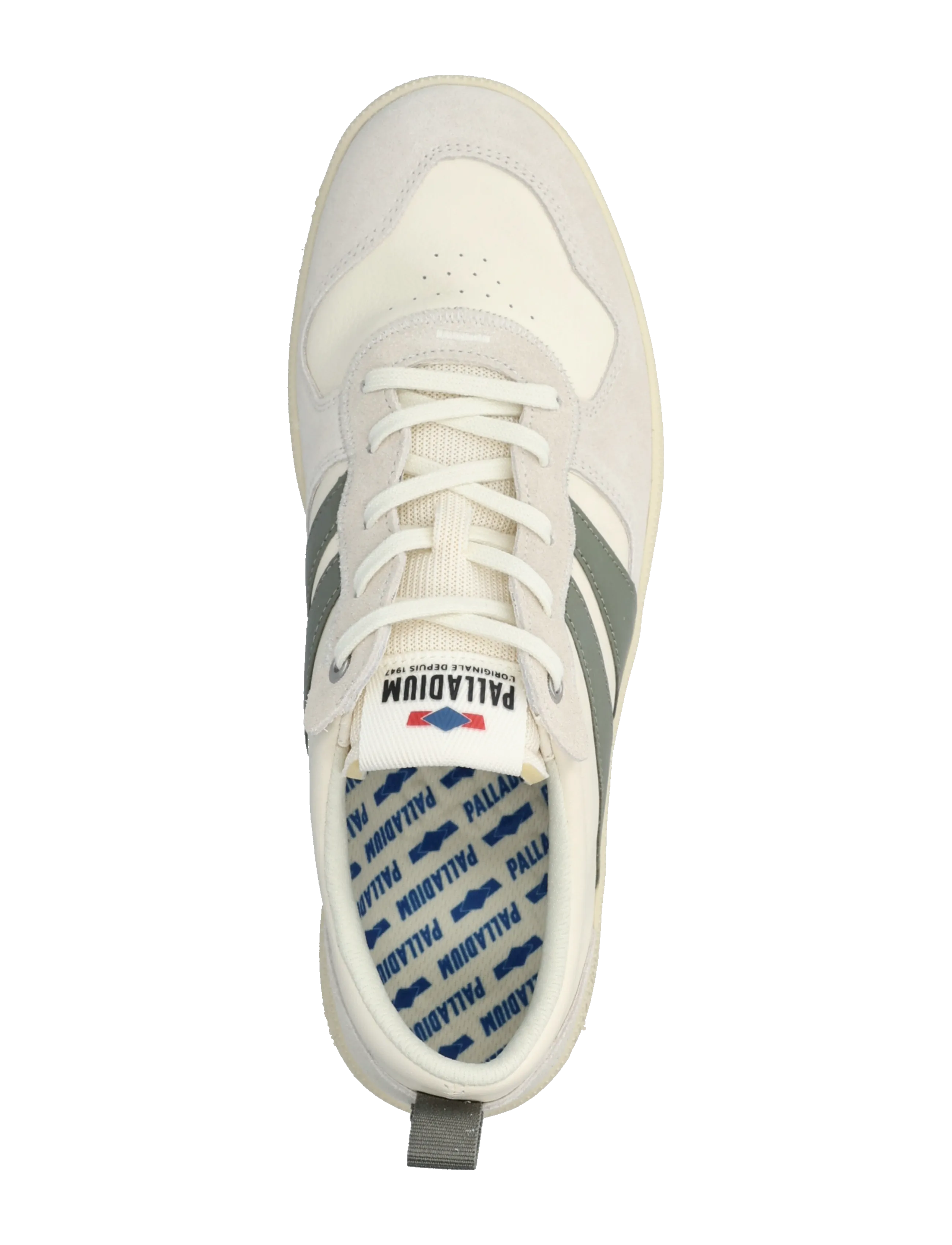 Palladium - PALLACUP FLAME LTH - låga sneakers - marshmallow/vetiver - 3
