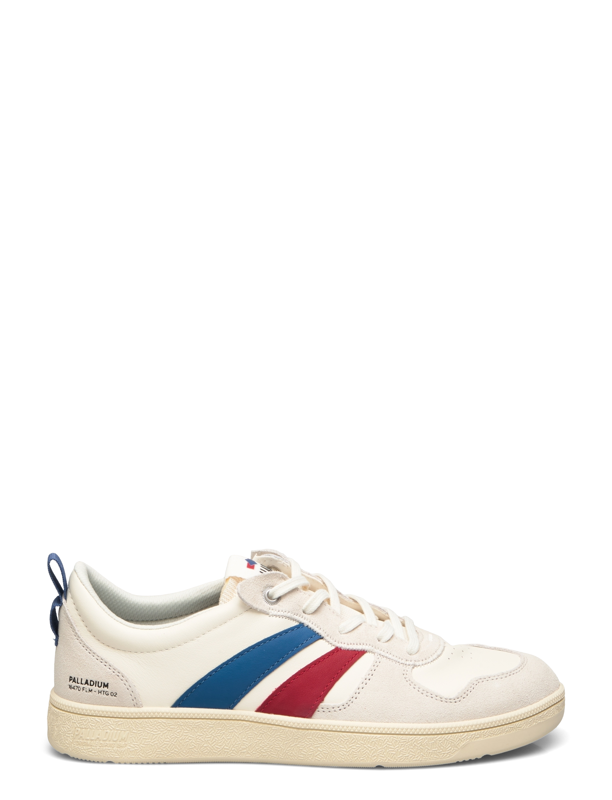 Palladium - PALLACUP FLAME LTH - låga sneakers - white/chili/blue - 1