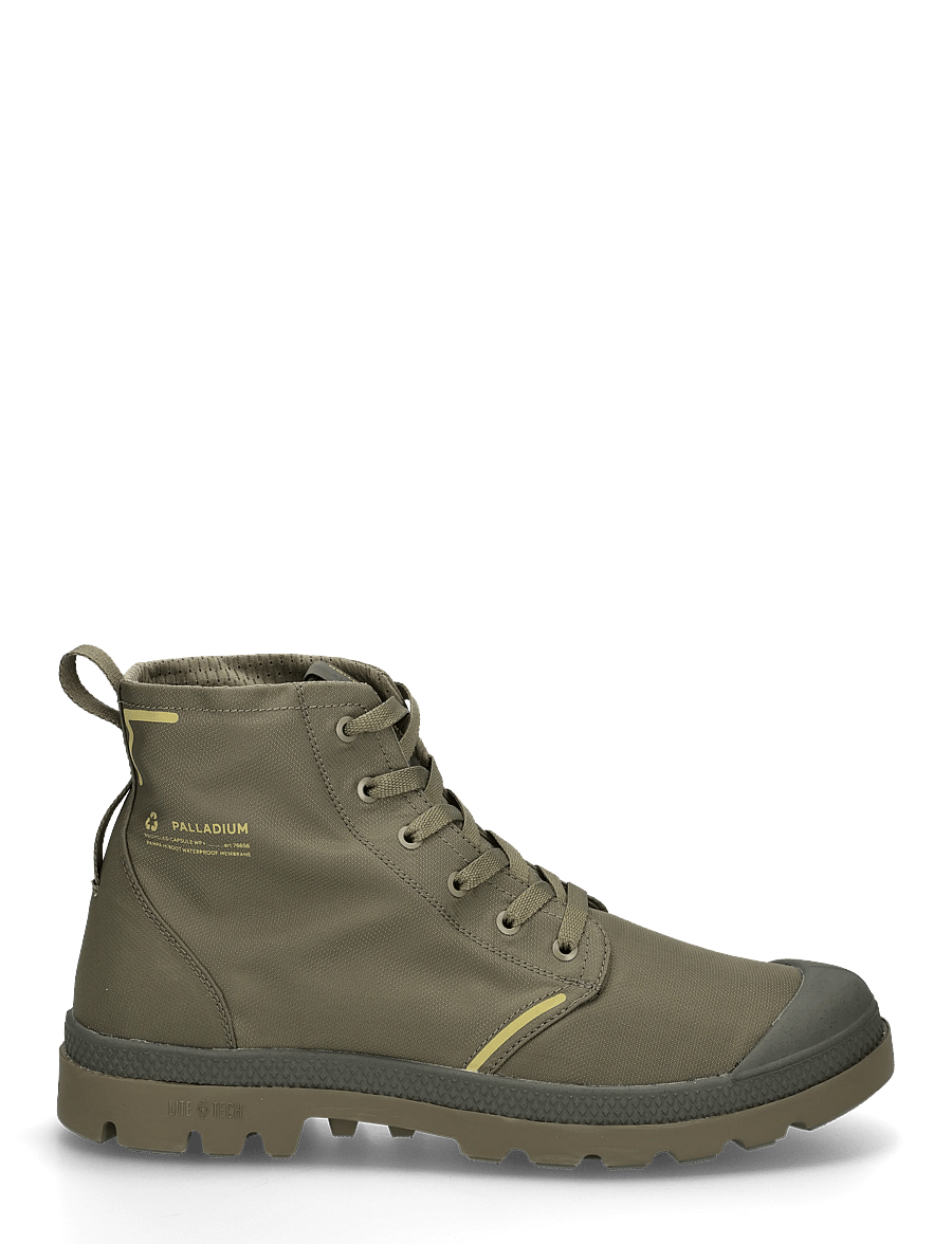 Palladium - Pampa Lite+Rcycl WP+ - snørestøvler - dusky green - 2