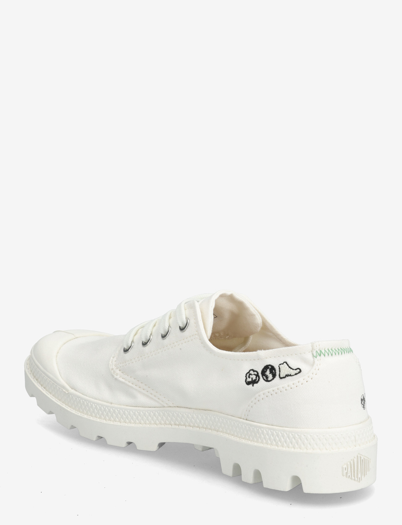 Palladium - PAMPA OX ORGANIC II - niedriger schnitt - star white - 2