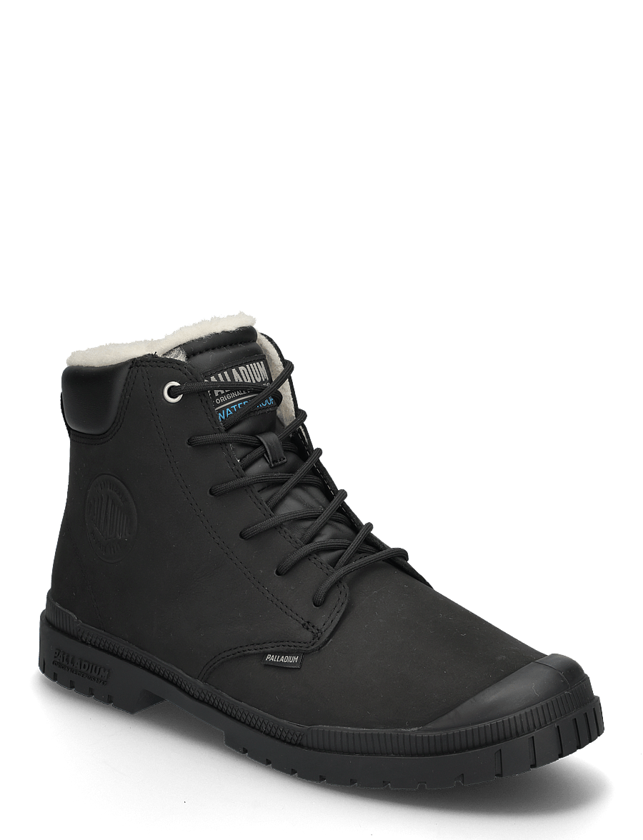 Palladium - SP20 CUFF LTH WP WL - bottes lacées - black - 0
