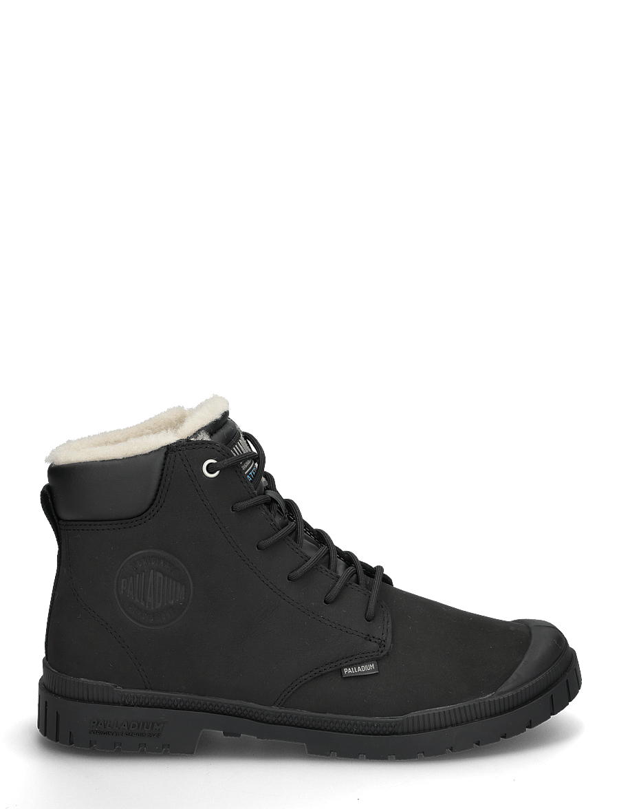 Palladium - SP20 CUFF LTH WP WL - bottes lacées - black - 1