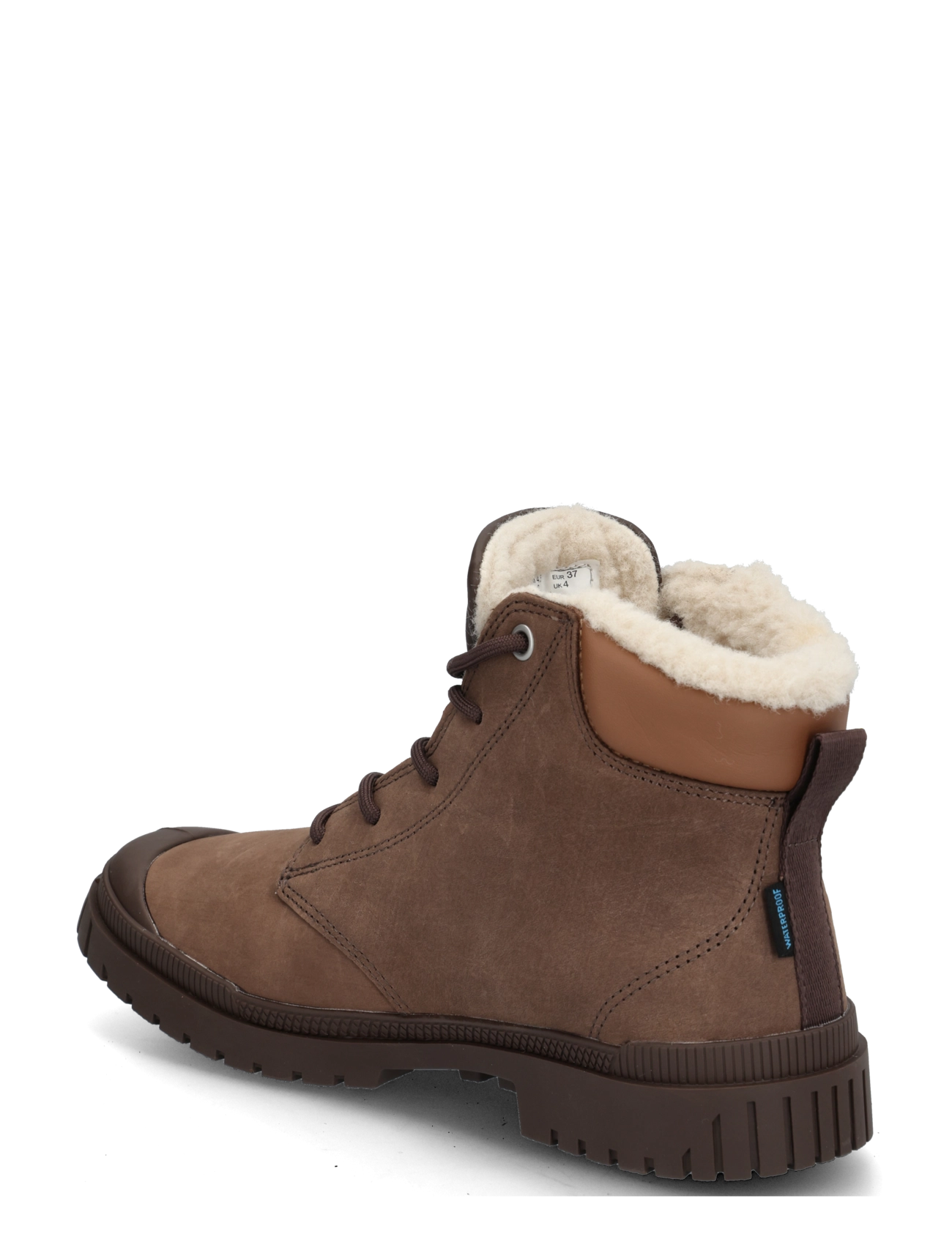 Palladium - SP20 CUFF LTH WP WL - kängor med snörning - dark cocoa - 1