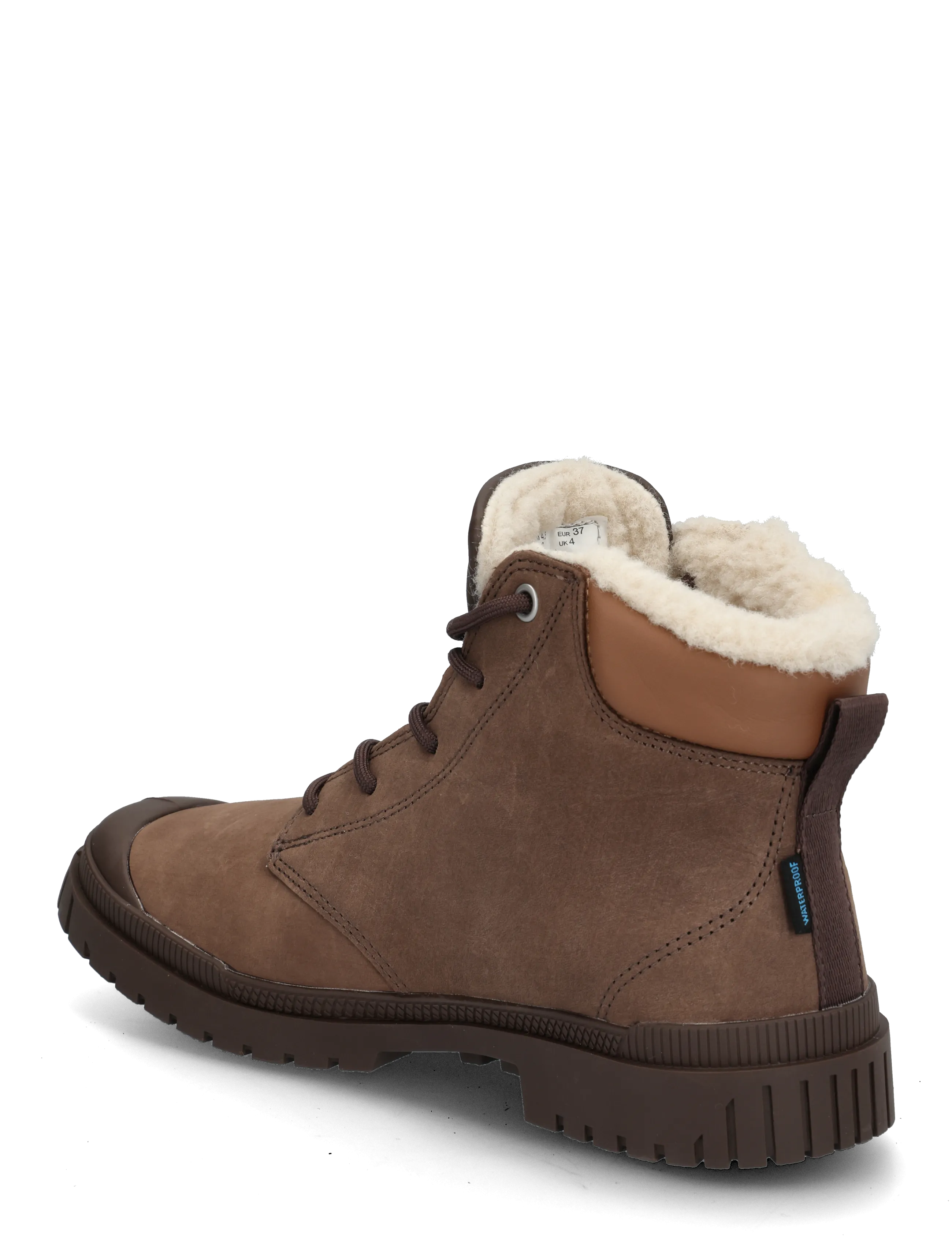 Palladium - SP20 CUFF LTH WP WL - snørestøvler - dark cocoa - 1