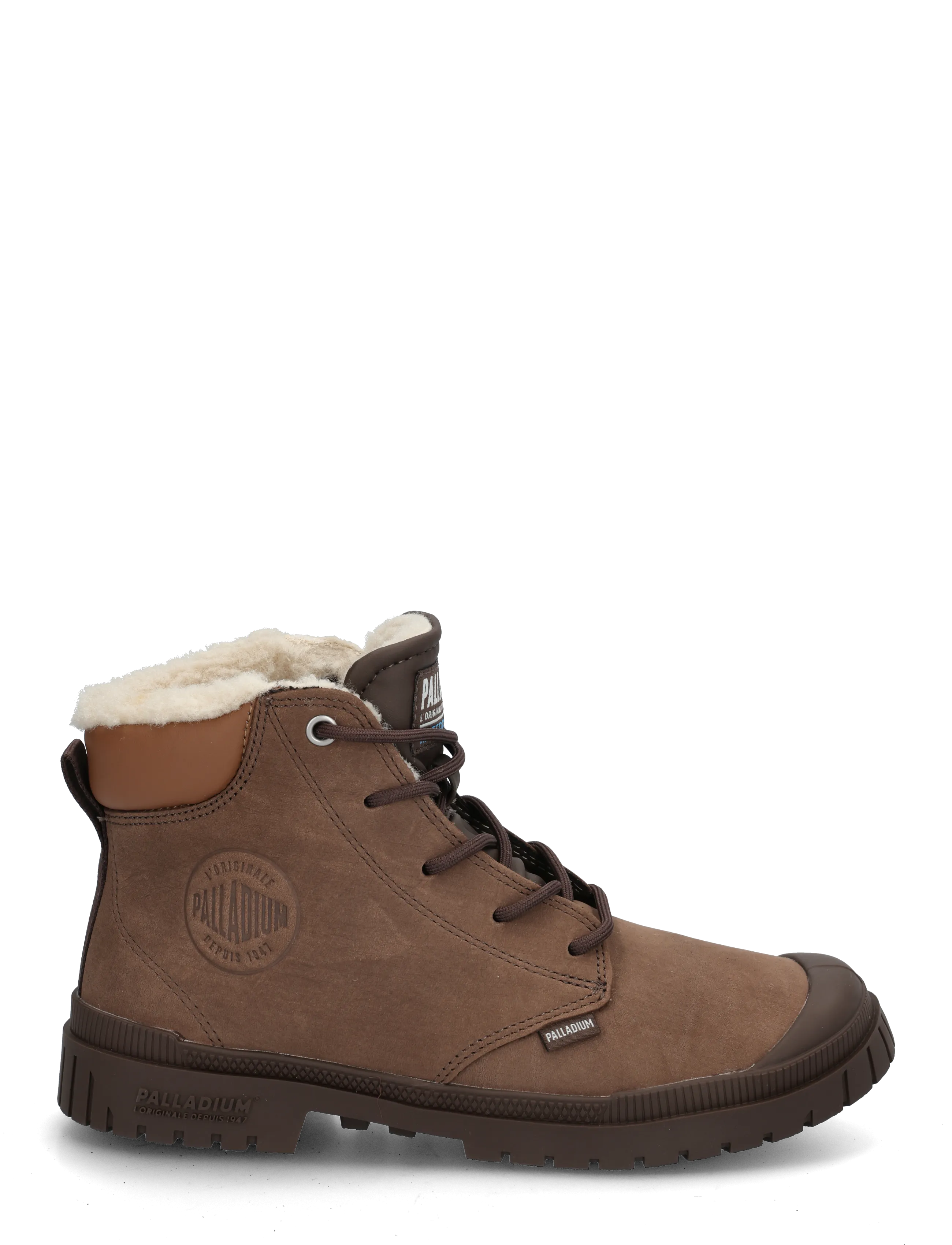 Palladium - SP20 CUFF LTH WP WL - snørestøvler - dark cocoa - 2