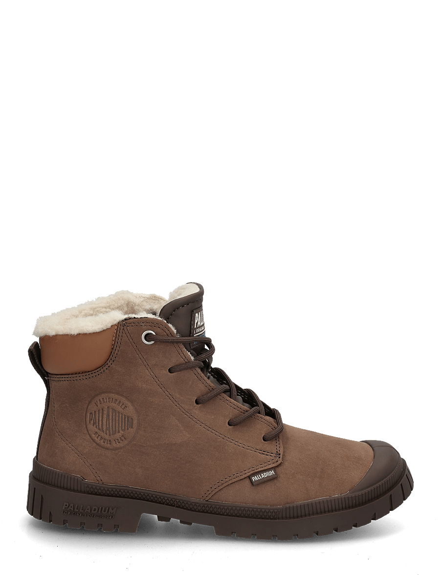 Palladium - SP20 CUFF LTH WP WL - snørestøvler - dark cocoa - 2