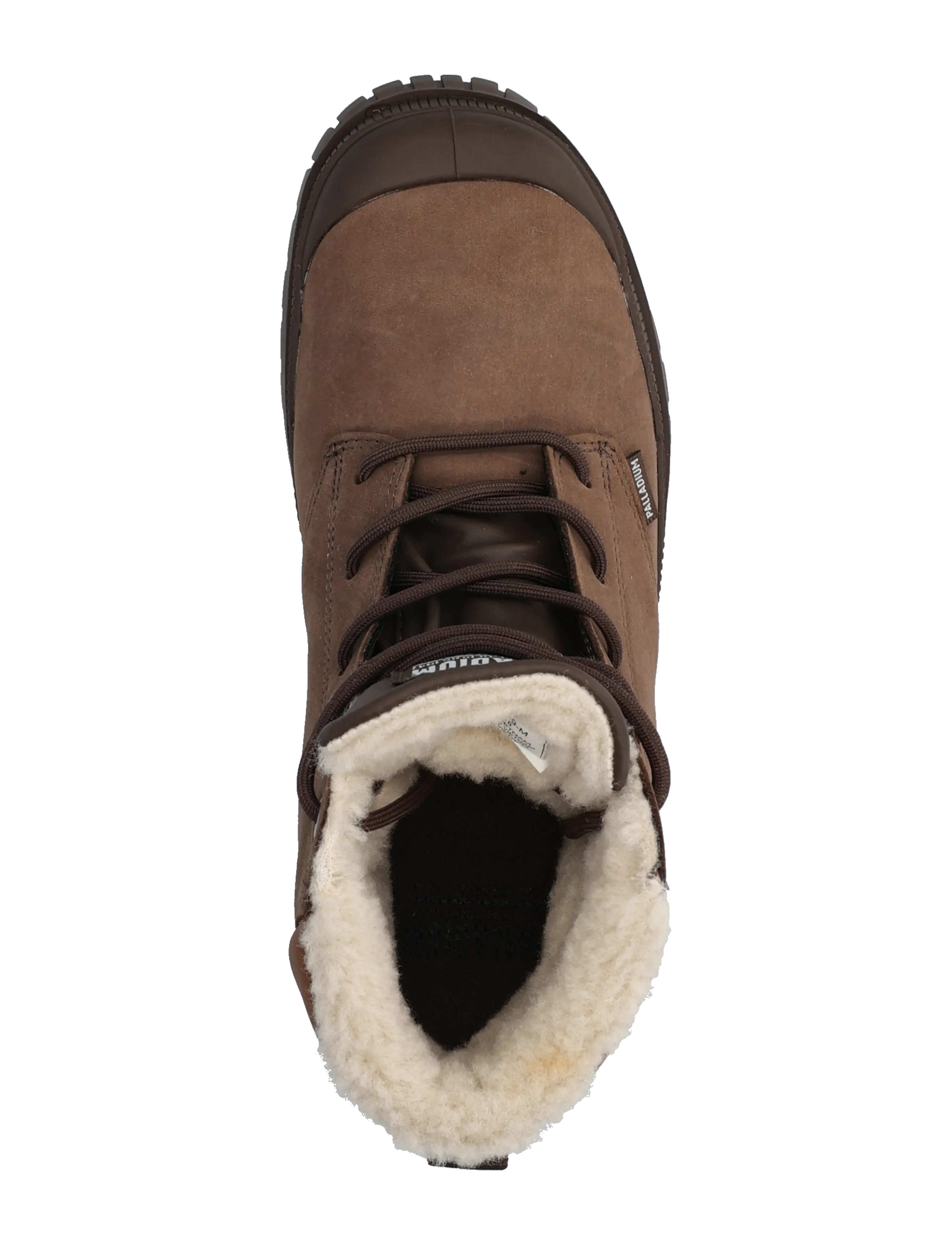 Palladium - SP20 CUFF LTH WP WL - snørestøvler - dark cocoa - 3